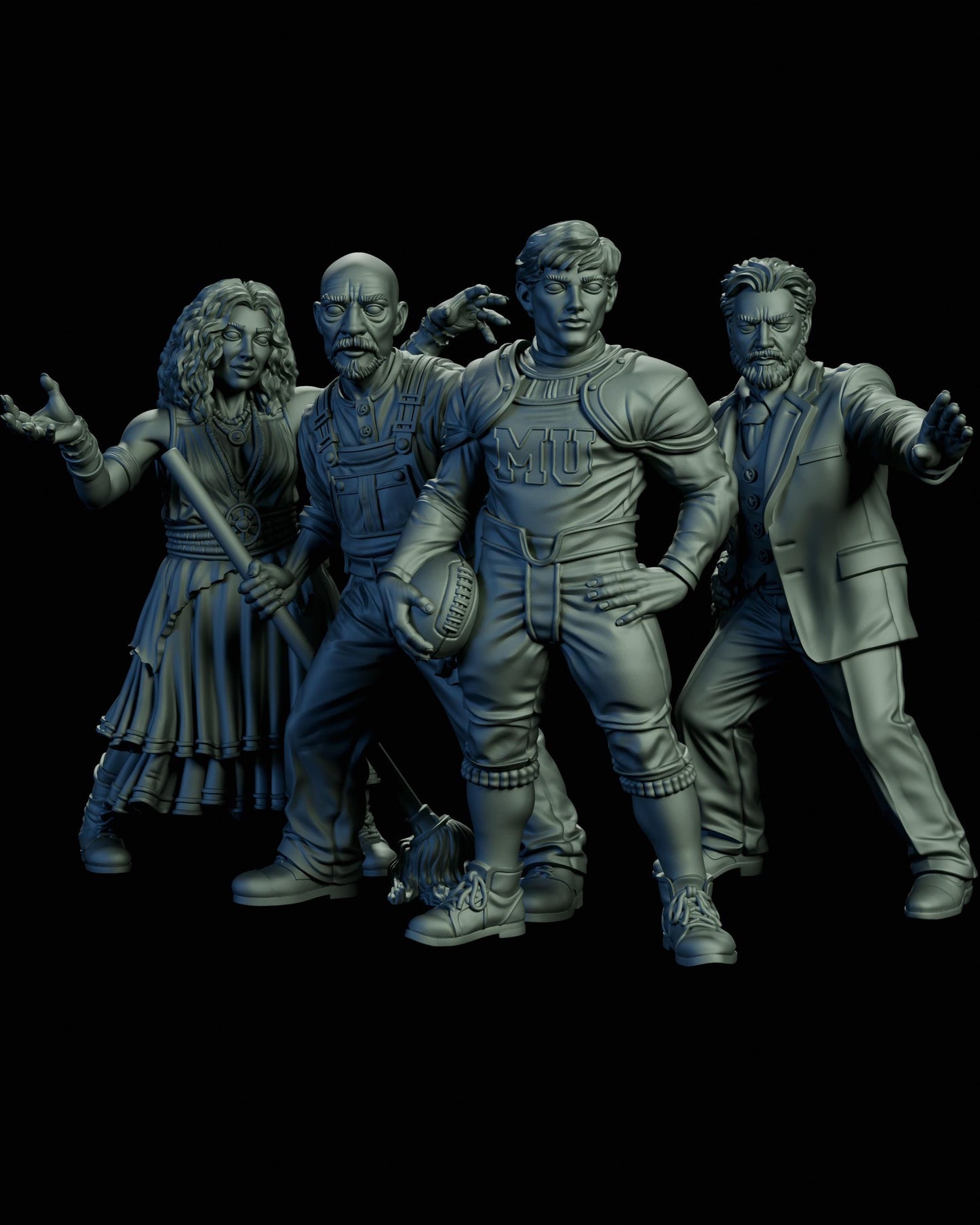 Horrors from the Rift Investigators Miniatures - 28mm / 32mm / 36mm - Adaevy Creations - Resin Printed Figure for Arkham Horror