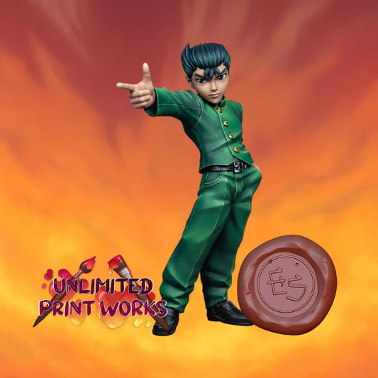 Spirit Detective Miniature - 28mm / 32mm / 36mm / 75mm - Ethan Savage Studios - Unpainted Resin Printed Figure for TTRPGs, and Board Games