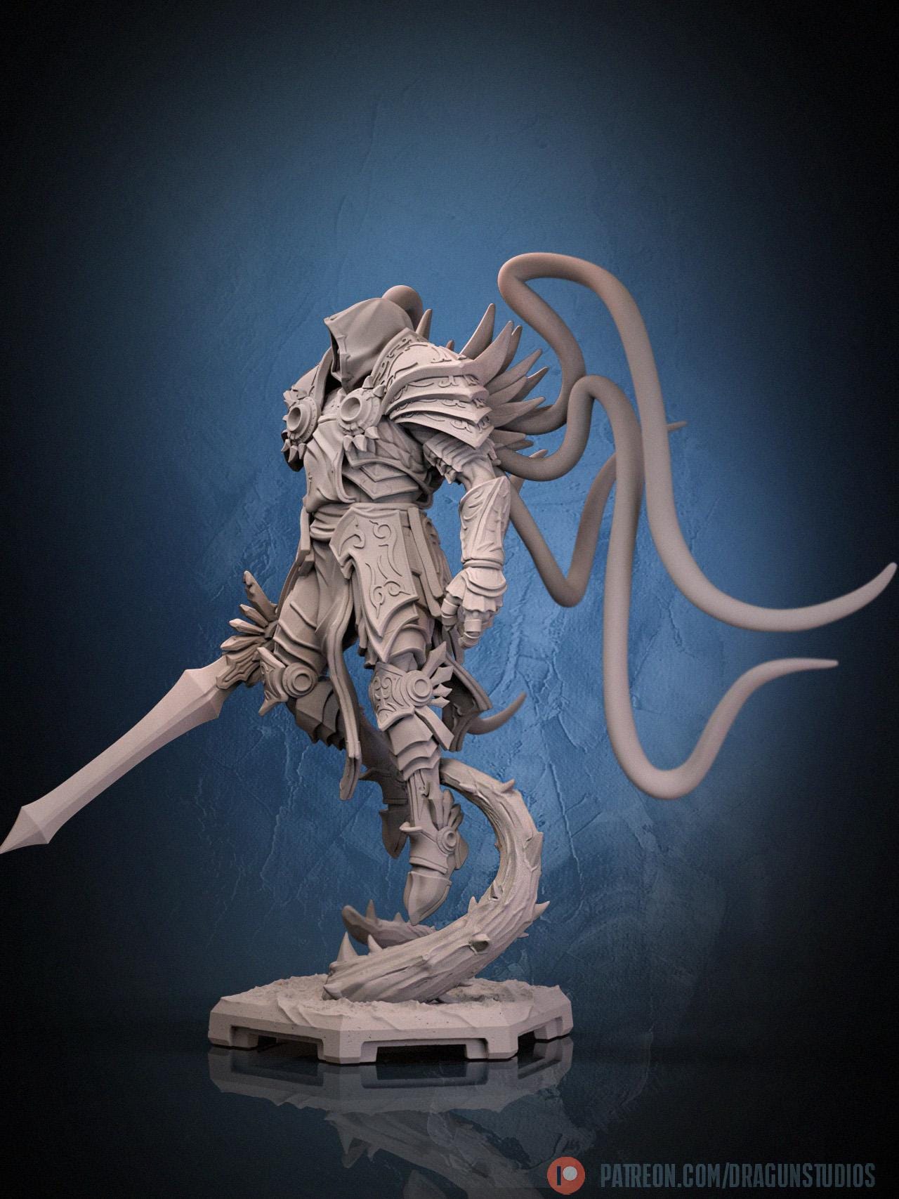 Archangel Miniature - 28mm / 32mm / 36mm / 75mm - DraGun - Resin Printed Figure for TTRPGs and Board Games