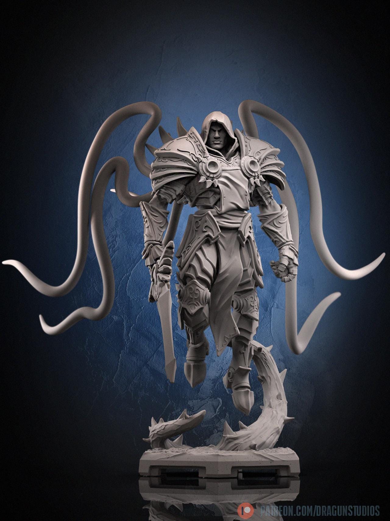 Archangel Miniature - 28mm / 32mm / 36mm / 75mm - DraGun - Resin Printed Figure for TTRPGs and Board Games