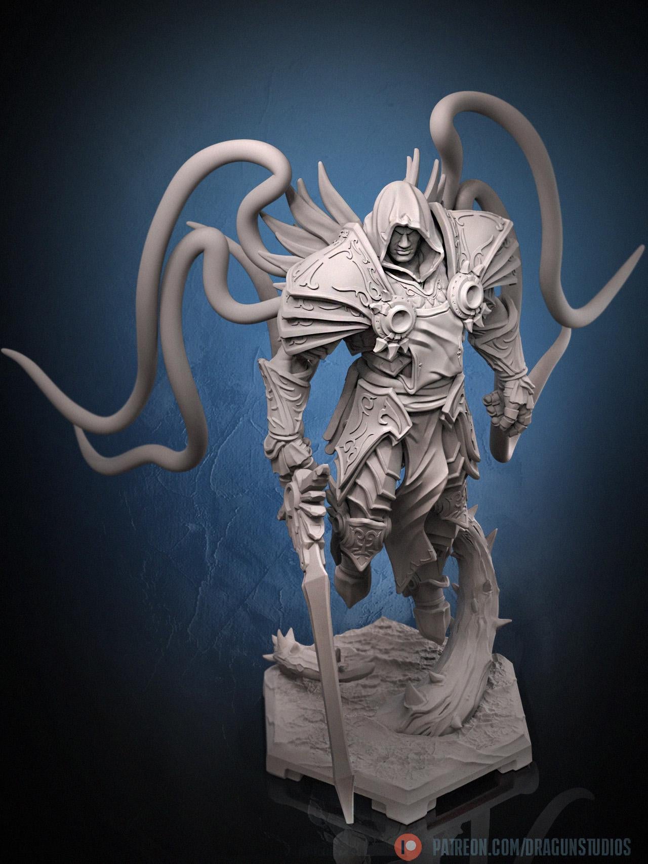 Archangel Miniature - 28mm / 32mm / 36mm / 75mm - DraGun - Resin Printed Figure for TTRPGs and Board Games