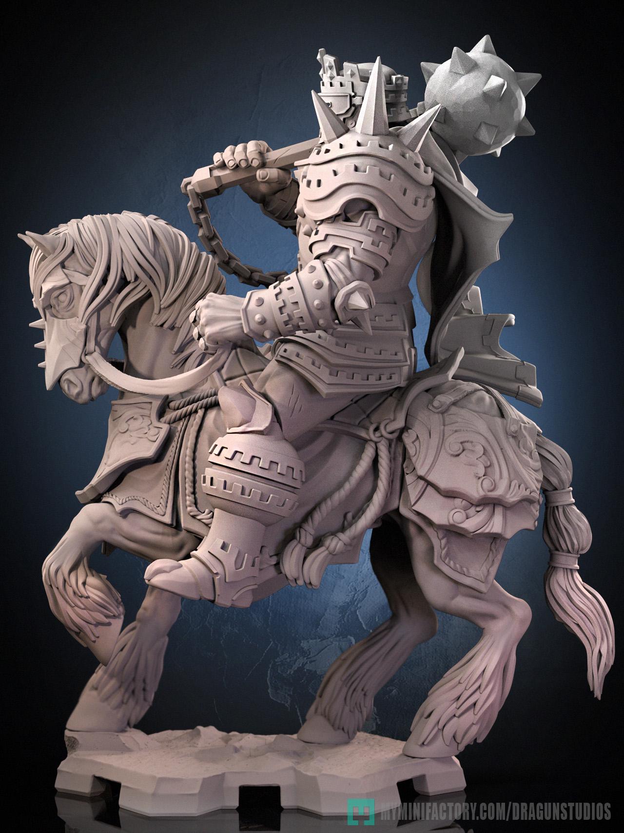Golden Emperor Garibaldi Miniature (3 Variations) - 64mm Height - DraGun - Resin Printed Figure for TTRPGs and Board Games