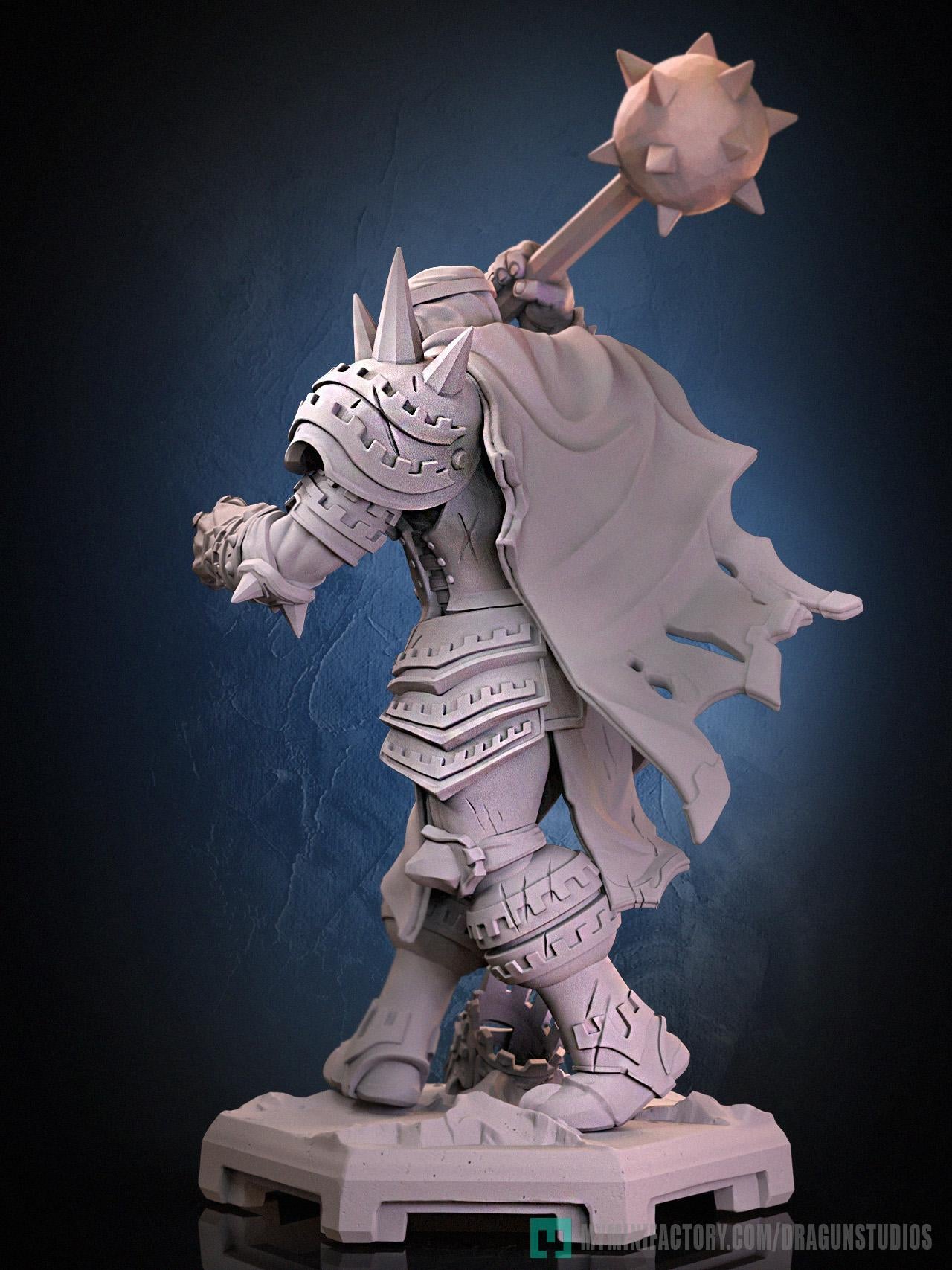 Golden Emperor Garibaldi Miniature (3 Variations) - 64mm Height - DraGun - Resin Printed Figure for TTRPGs and Board Games