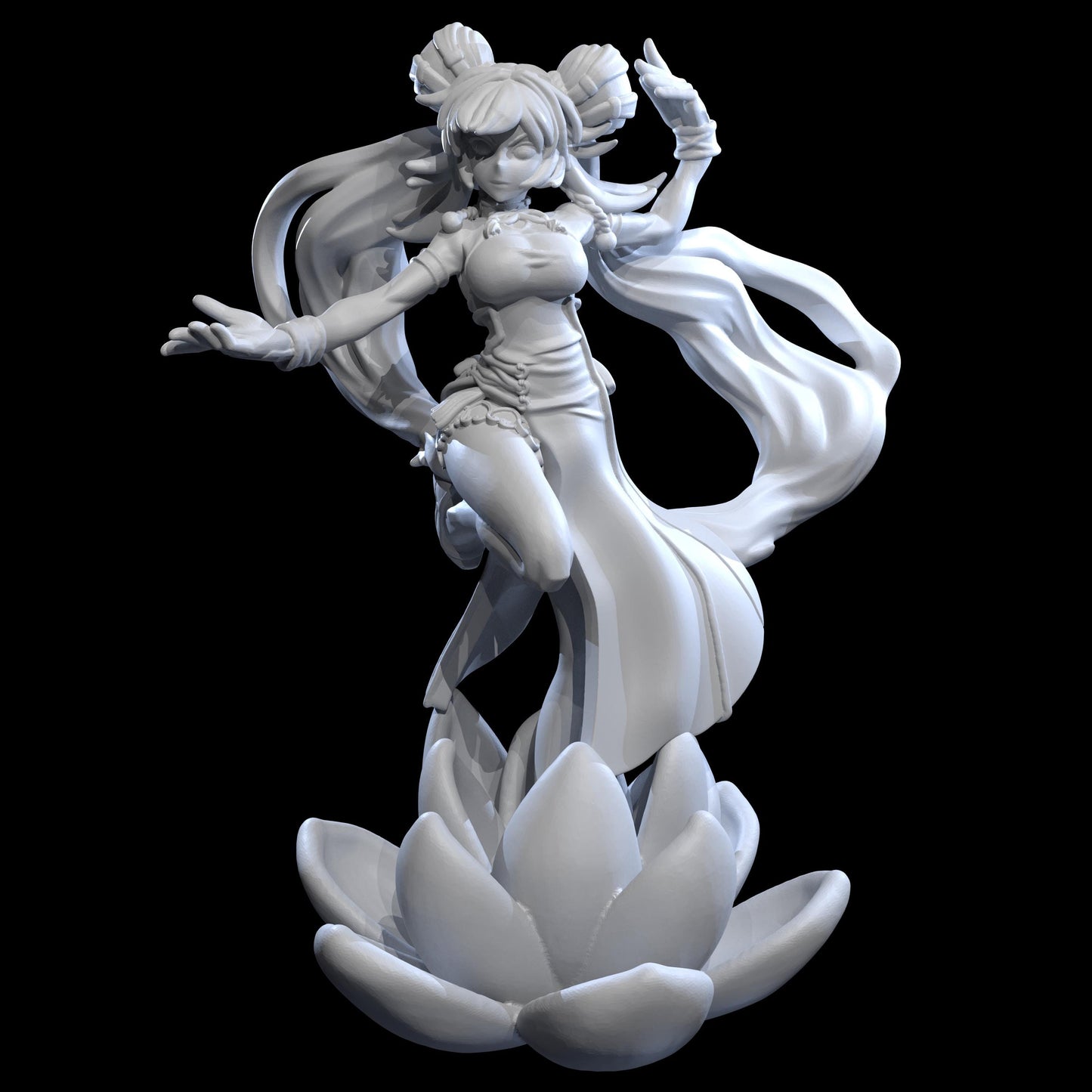 Nen Master Miniature - 28mm / 32mm / 36mm / 75mm - Irnkman's Minis - Unpainted Resin Printed Figure for D&D, TTRPGs, and Board Games