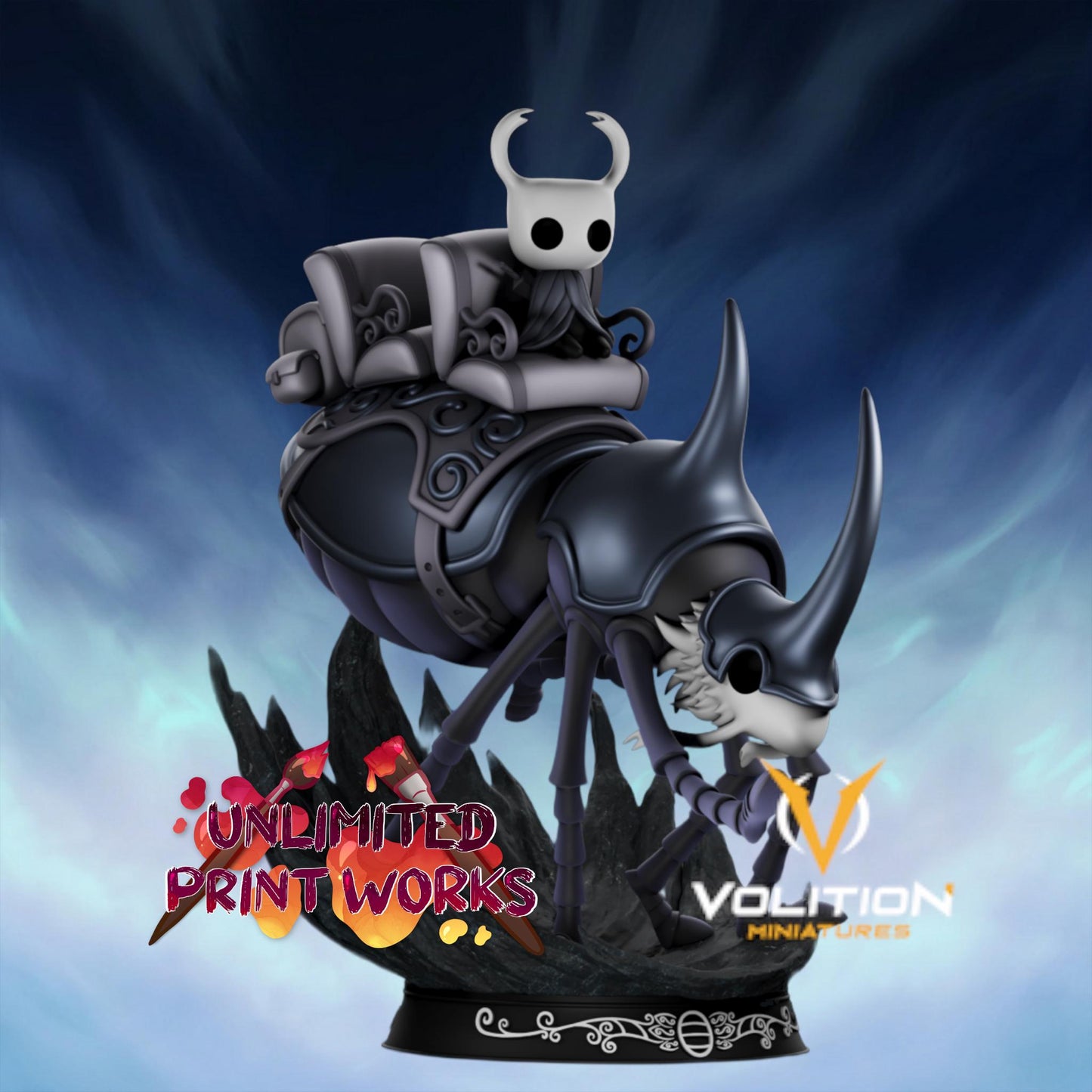 Ancient Traveler Figure - 75mm - Volition Miniatures - Unpainted Resin Printed Figurine