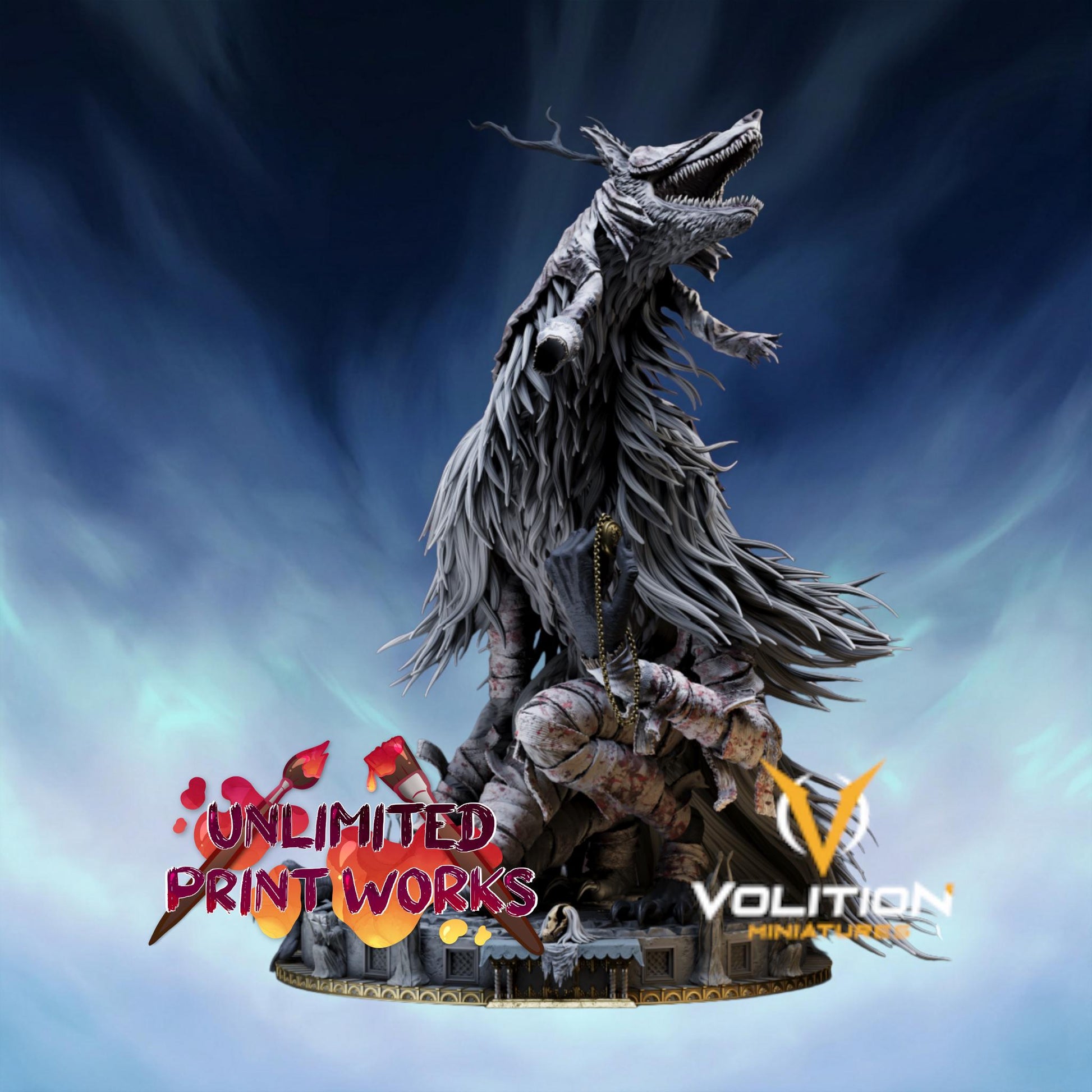 Saint Laura Figure - 1:20 Scale - Volition Miniatures - Unpainted Resin Printed Statue for Collecting, Painting, and Display