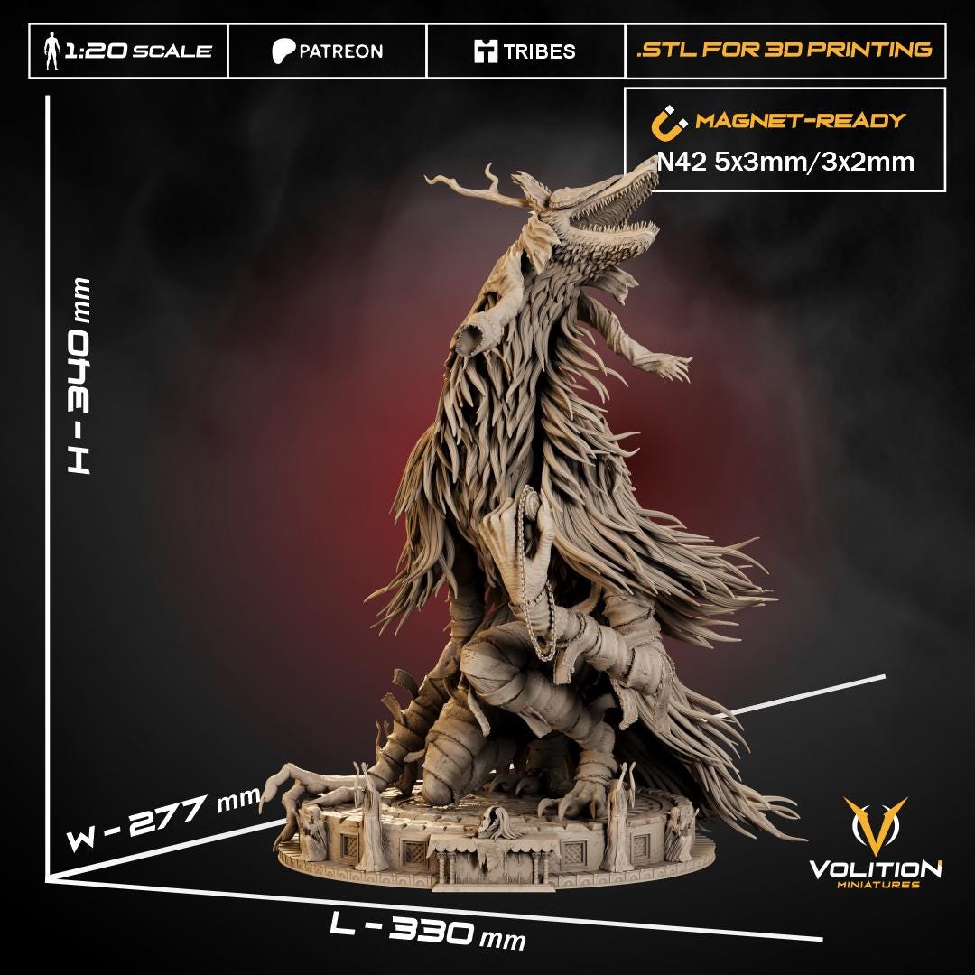 Saint Laura Figure - 1:20 Scale - Volition Miniatures - Unpainted Resin Printed Statue for Collecting, Painting, and Display