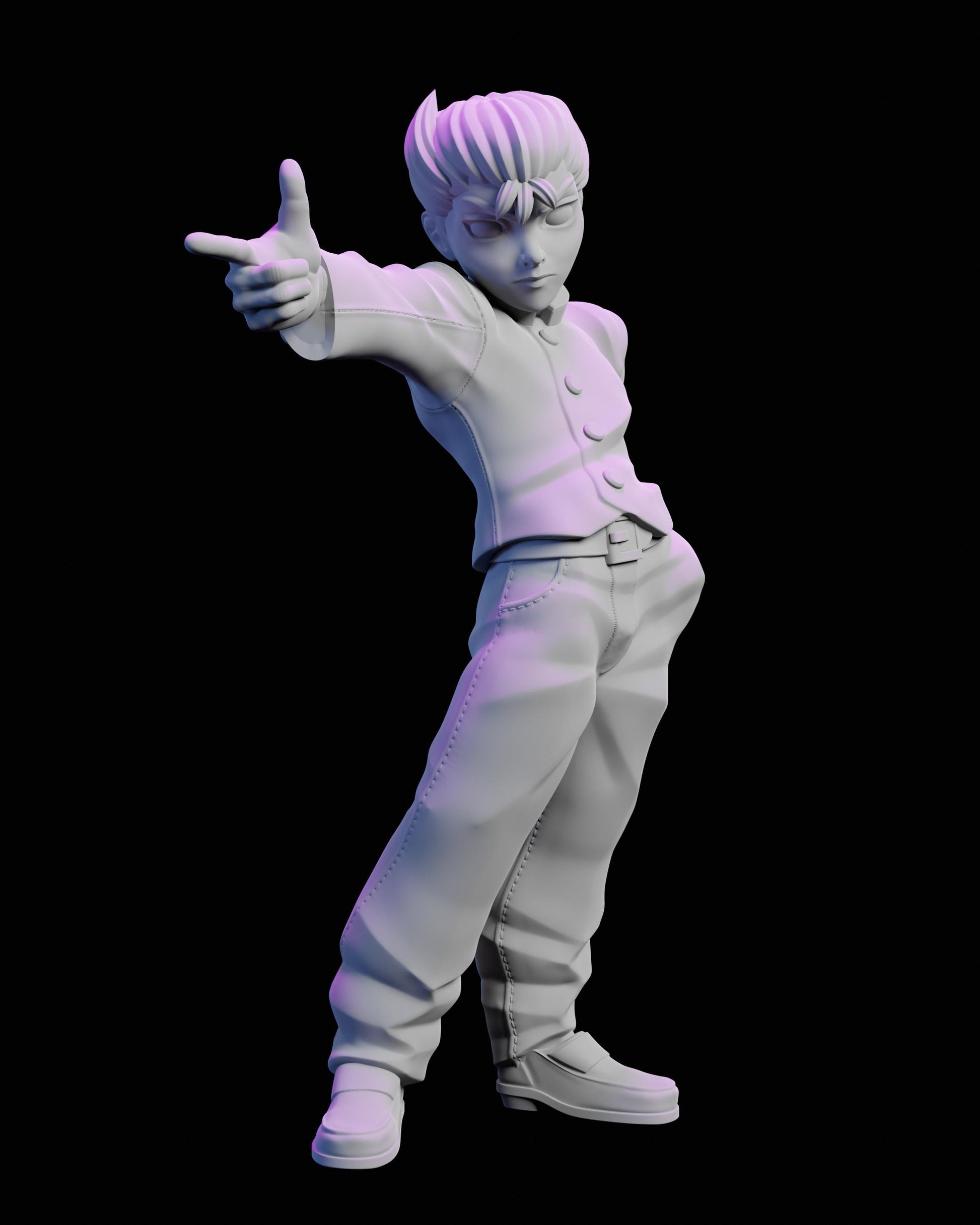 Spirit Detective Miniature - 28mm / 32mm / 36mm / 75mm - Ethan Savage Studios - Unpainted Resin Printed Figure for TTRPGs, and Board Games