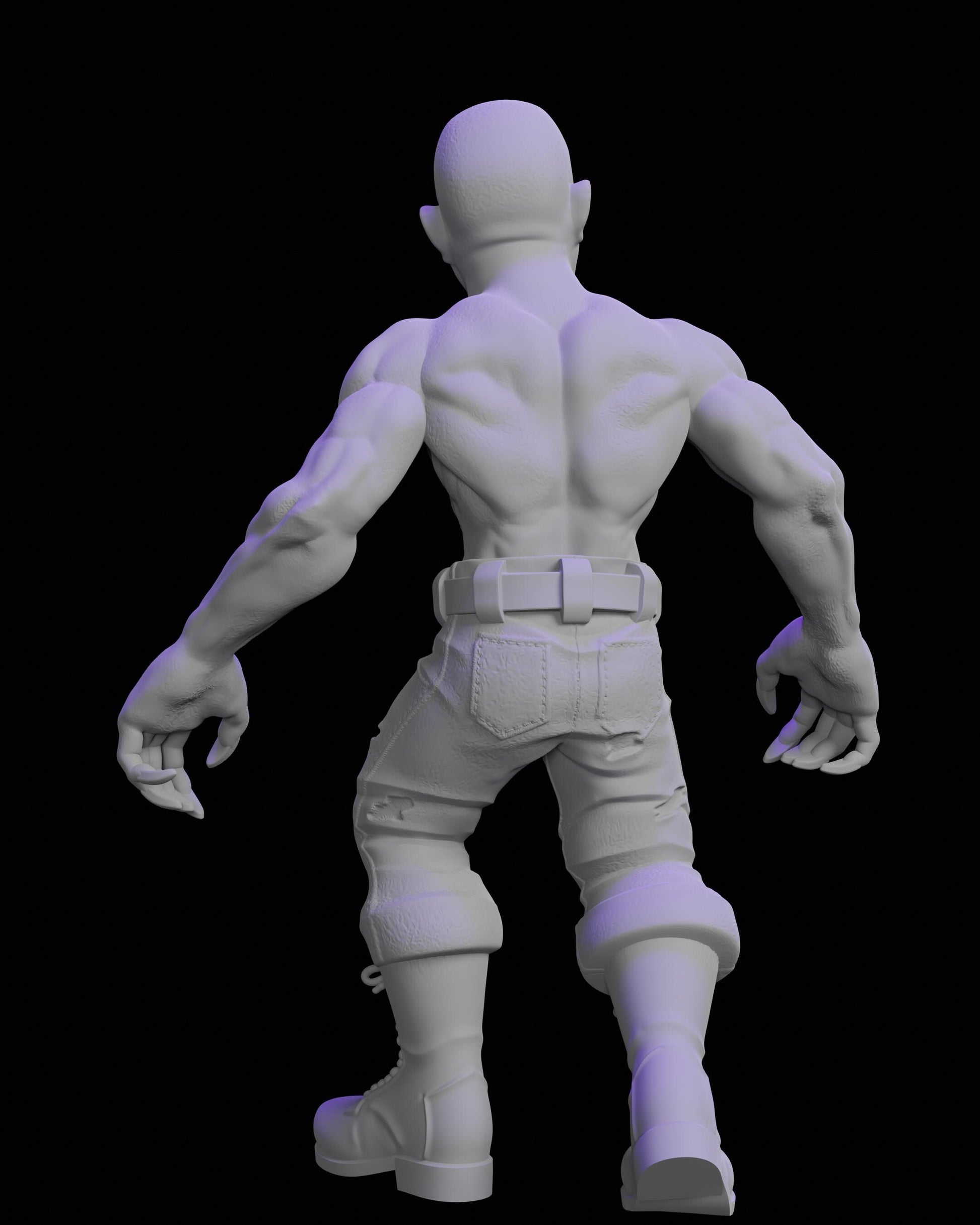 The Screamer Miniature - 28mm / 32mm / 36mm / 75mm - Ethan Savage Studios - Unpainted Resin Printed Figure for TTRPGs, and Board Games