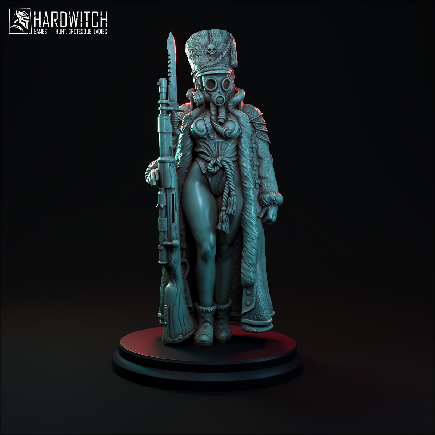 Fusilier Miniature - 28mm / 32mm / 36mm - HardWitch Games - Resin Printed Figure for TTRPGs and Wargaming