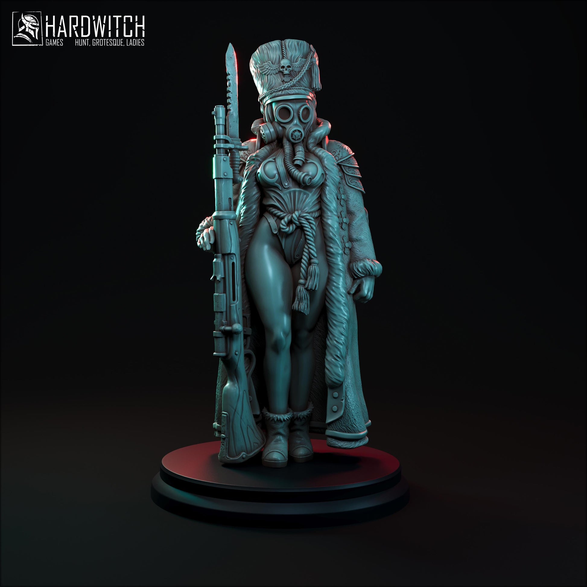 Fusilier Miniature - 28mm / 32mm / 36mm - HardWitch Games - Resin Printed Figure for TTRPGs and Wargaming
