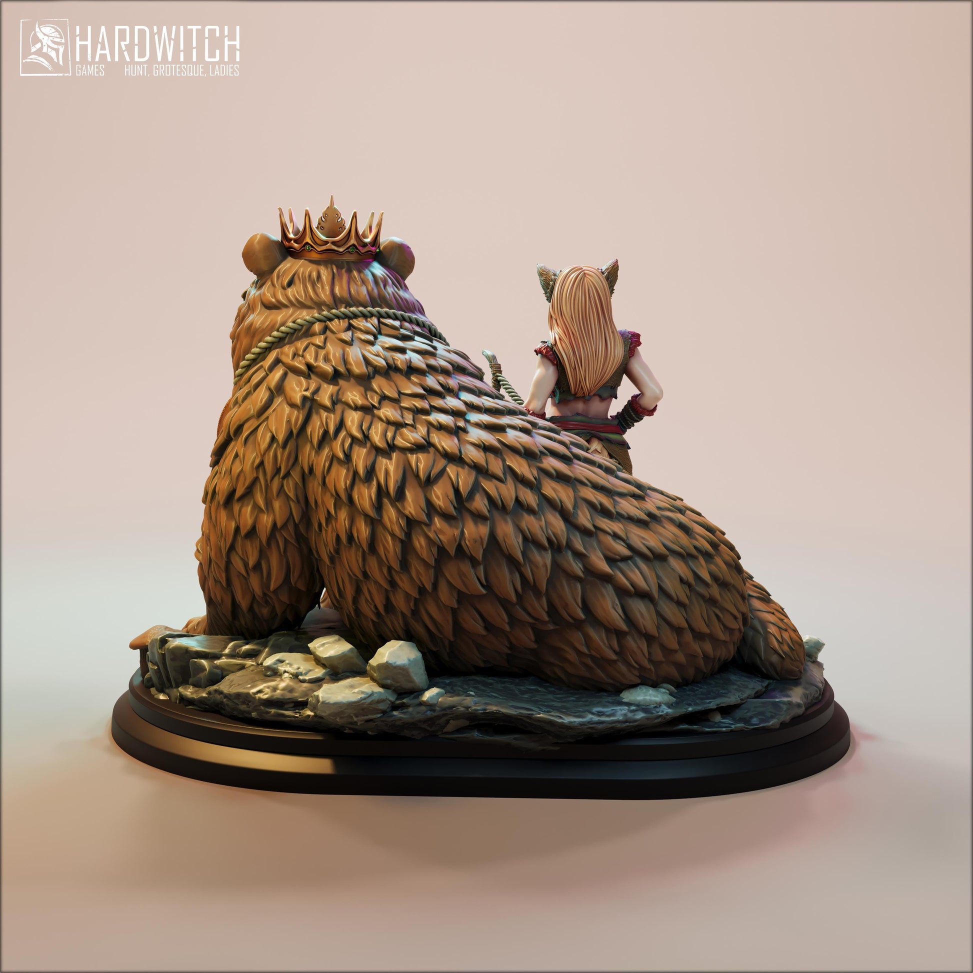 Ranger Ruru Tati Miniature - 28mm / 32mm / 36mm - HardWitch Games - Resin Printed Figure for TTRPGs and Wargaming