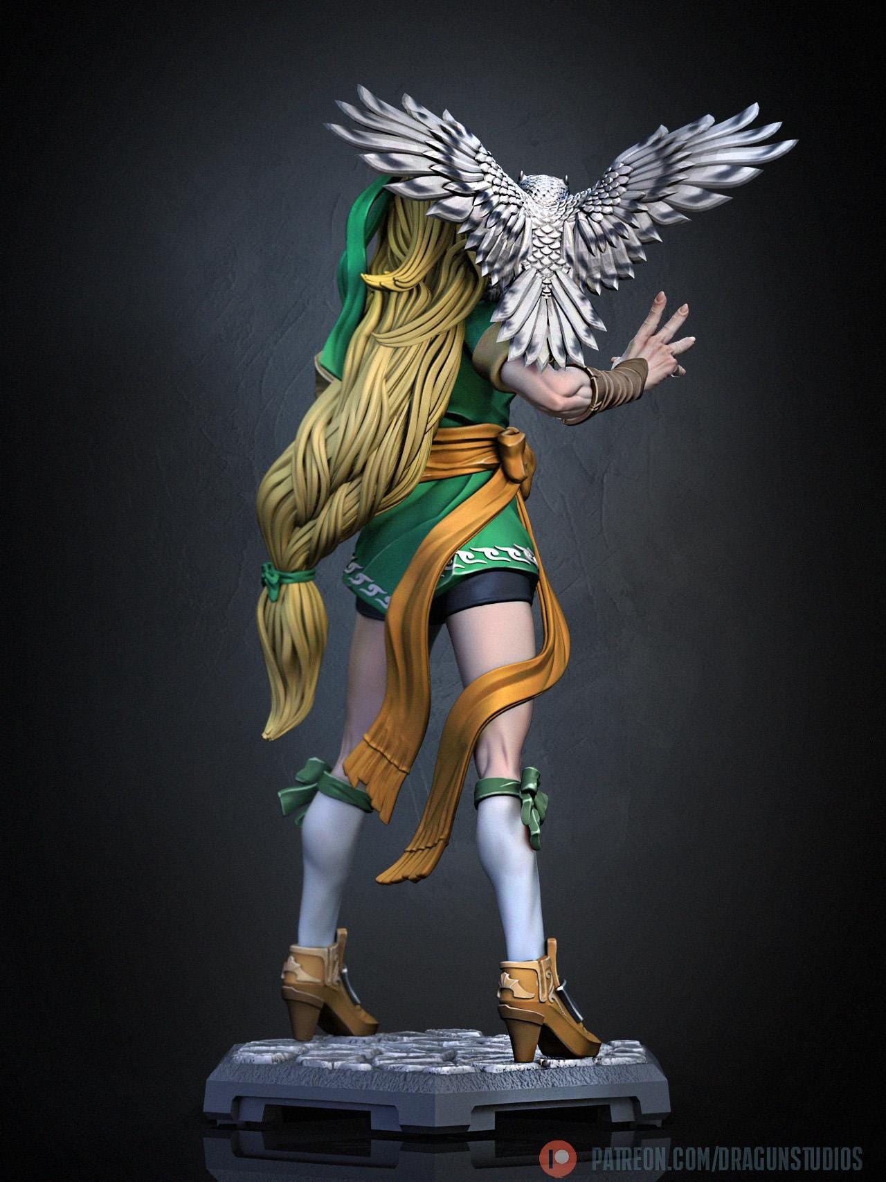 Vampire Huntress - 28mm / 32mm / 36mm / 75mm - DraGun Studios - Resin Printed Figurine for D&D, TTRPGs, and Board Games
