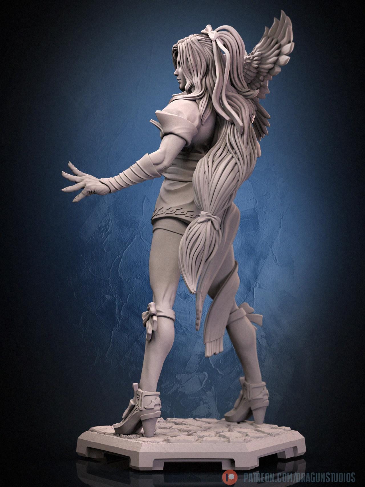 Vampire Huntress - 28mm / 32mm / 36mm / 75mm - DraGun Studios - Resin Printed Figurine for D&D, TTRPGs, and Board Games