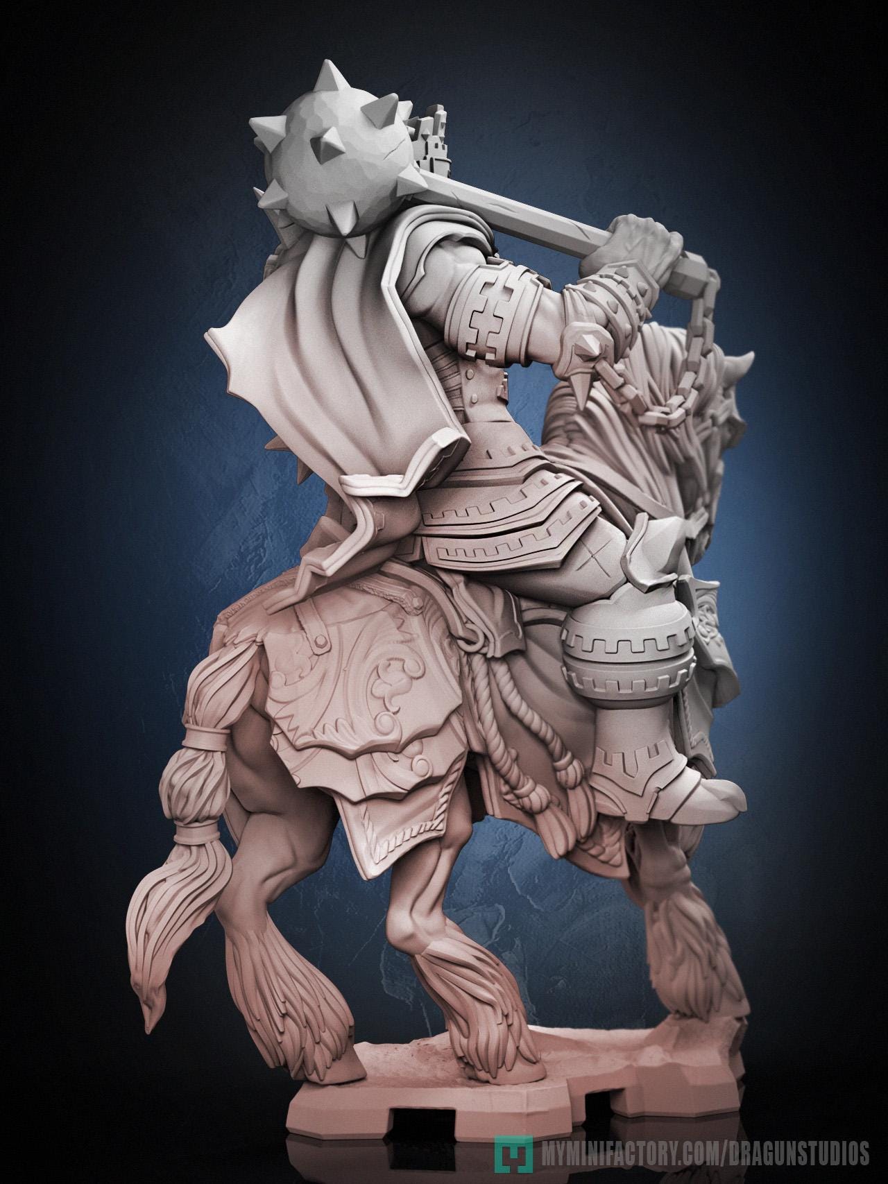 Golden Emperor Garibaldi Miniature (3 Variations) - 64mm Height - DraGun - Resin Printed Figure for TTRPGs and Board Games