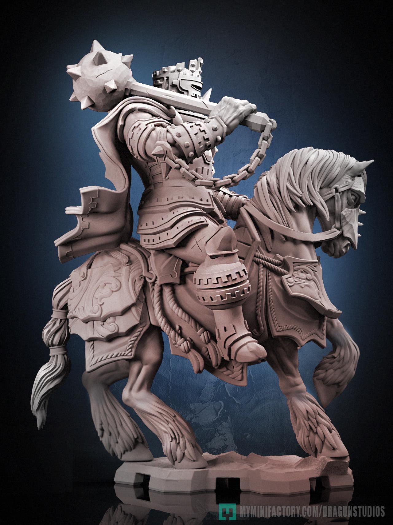 Golden Emperor Garibaldi Miniature (3 Variations) - 64mm Height - DraGun - Resin Printed Figure for TTRPGs and Board Games