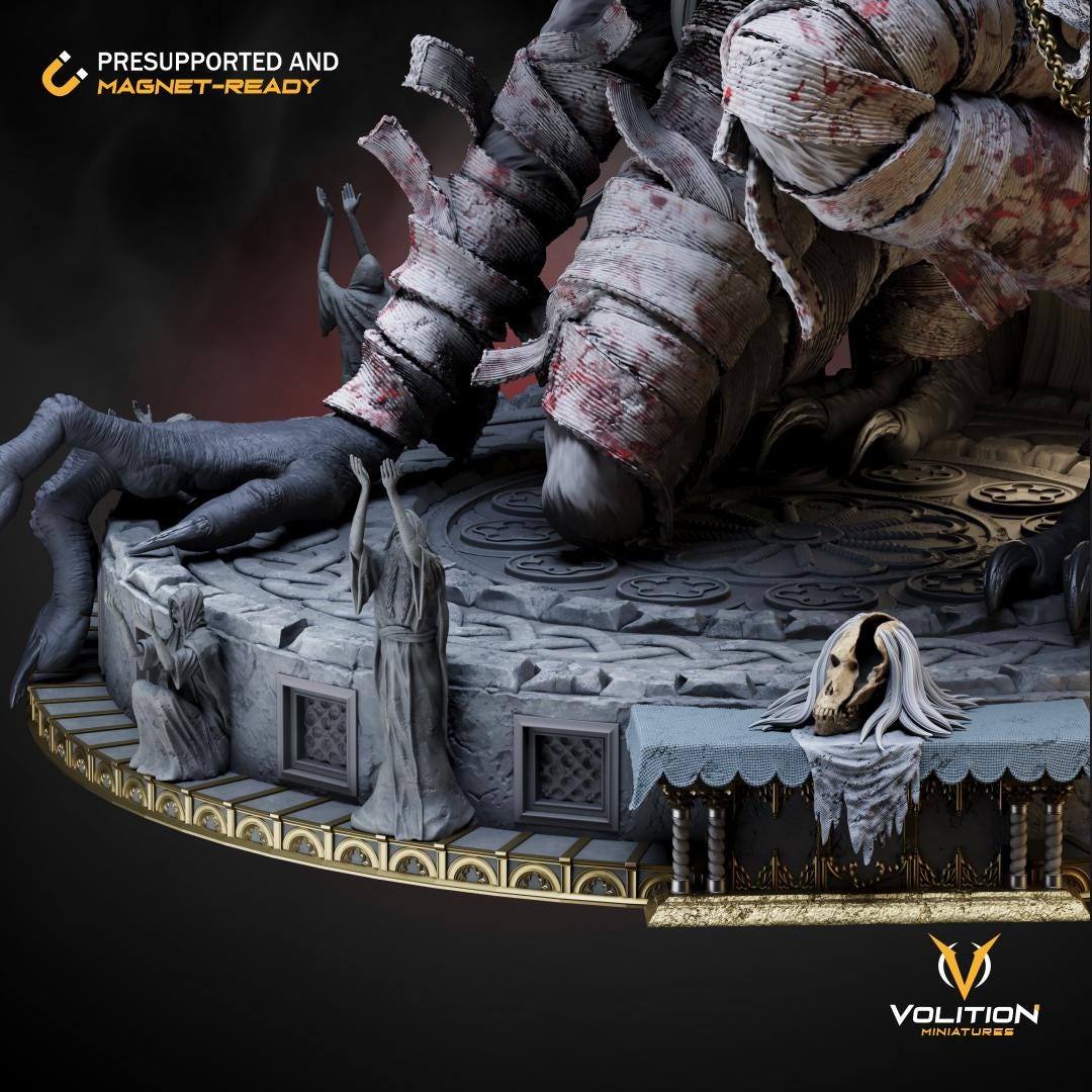 Saint Laura Figure - 1:20 Scale - Volition Miniatures - Unpainted Resin Printed Statue for Collecting, Painting, and Display