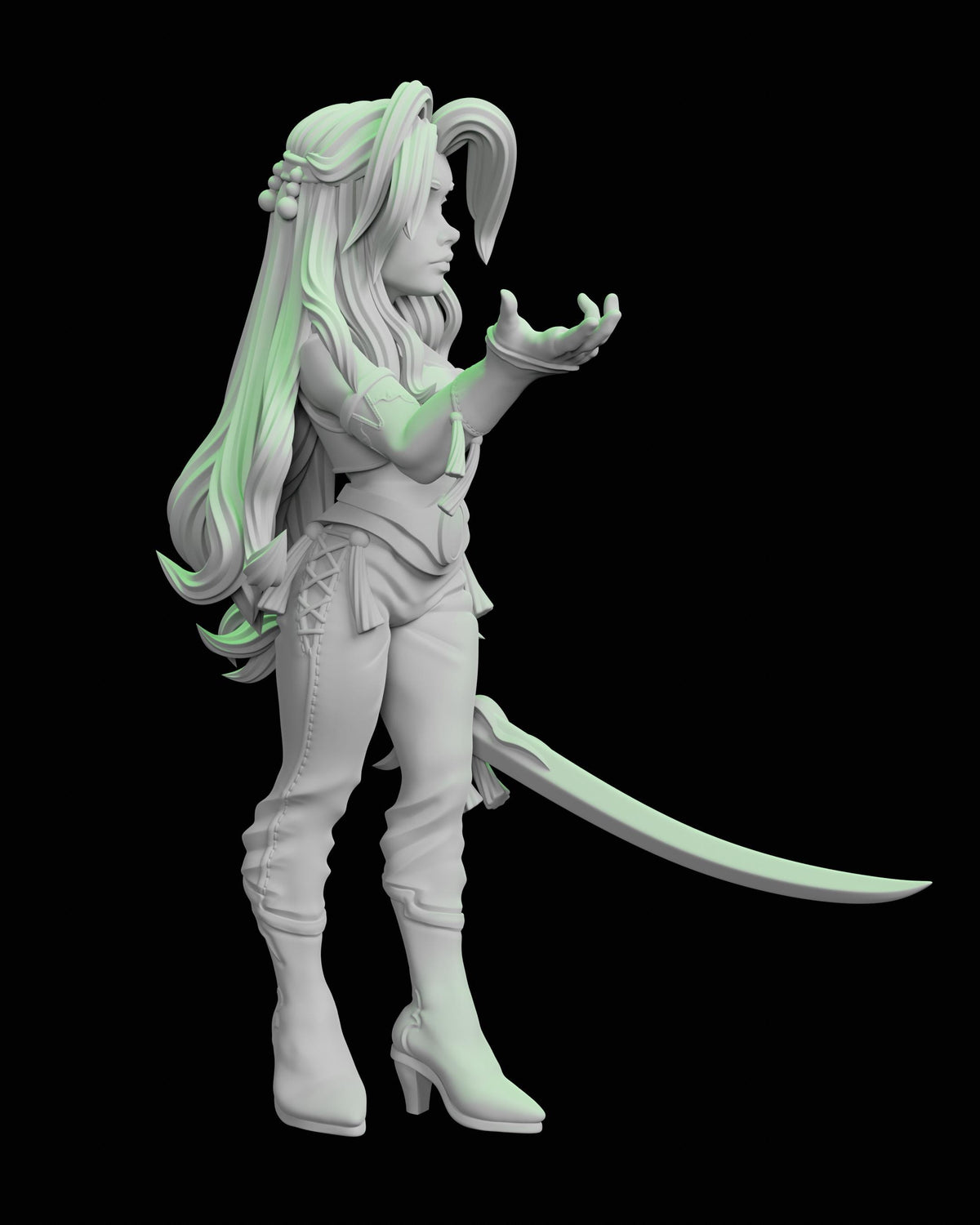 Rune Knight Miniature - 28mm / 32mm / 36mm / 75mm - Ethan Savage Studios - Unpainted Resin Printed Figure for TTRPGs and Board Games