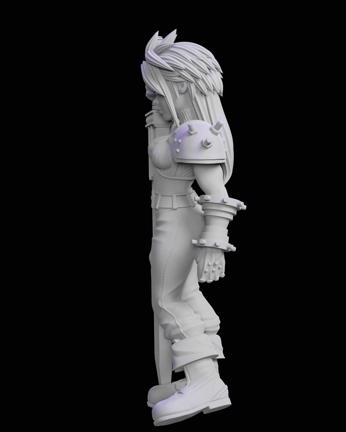 Mercenary Claudette Miniature - 28mm / 32mm / 36mm / 75mm - Ethan Savage Studios - Unpainted Resin Printed Figure for TTRPGs and Board Games
