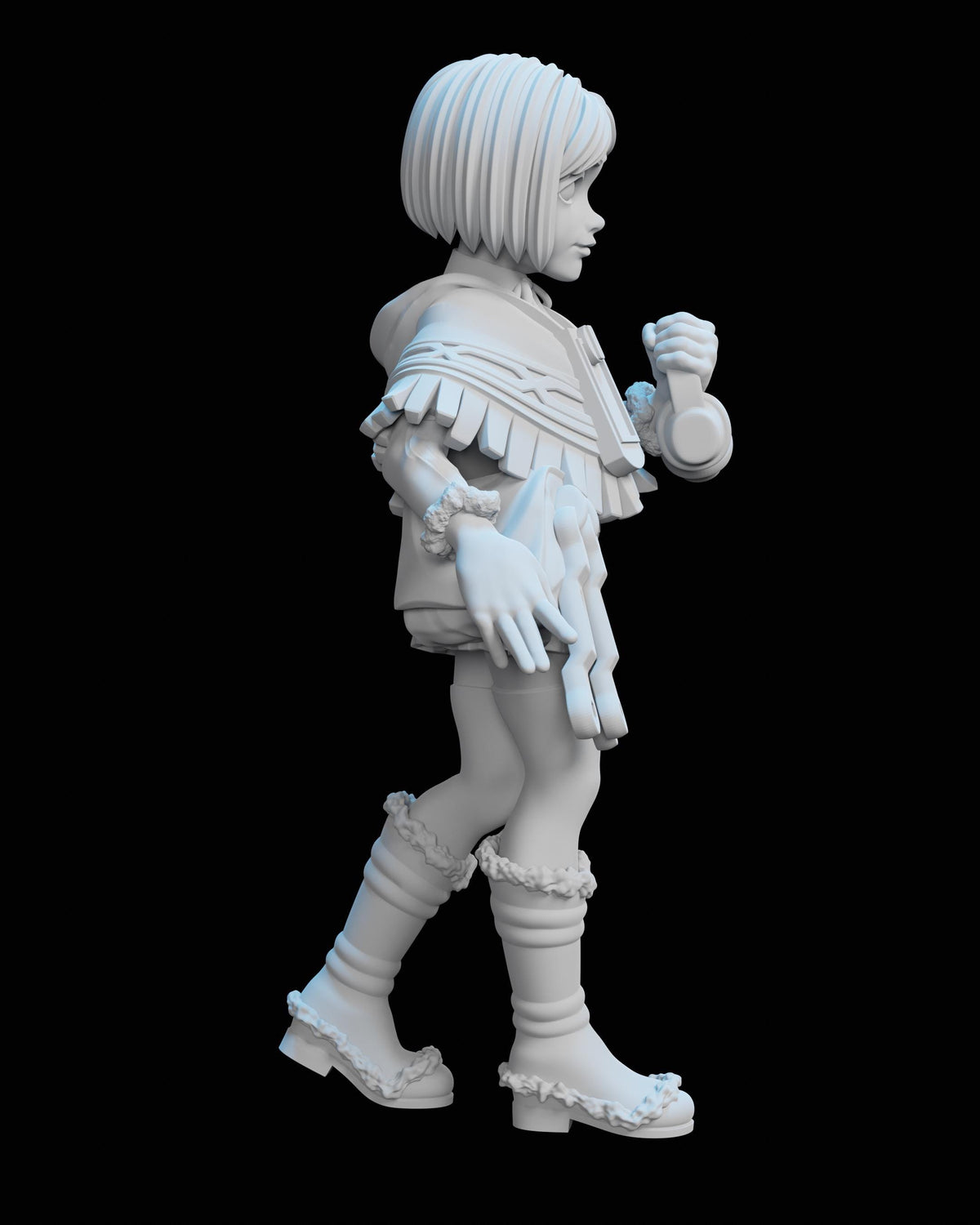 Flagbearer Sara Miniature (2 Variations) - 28mm / 32mm / 36mm - Ethan Savage Studios - Resin Printed Figure for D&D, TTRPGs, and Board Games