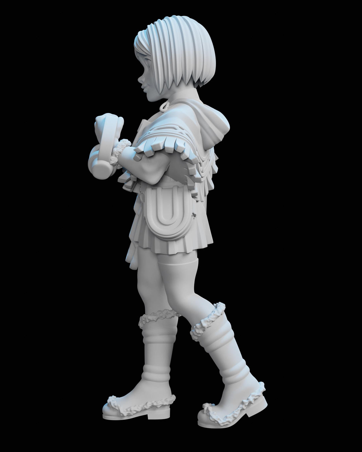 Flagbearer Sara Miniature (2 Variations) - 28mm / 32mm / 36mm - Ethan Savage Studios - Resin Printed Figure for D&D, TTRPGs, and Board Games