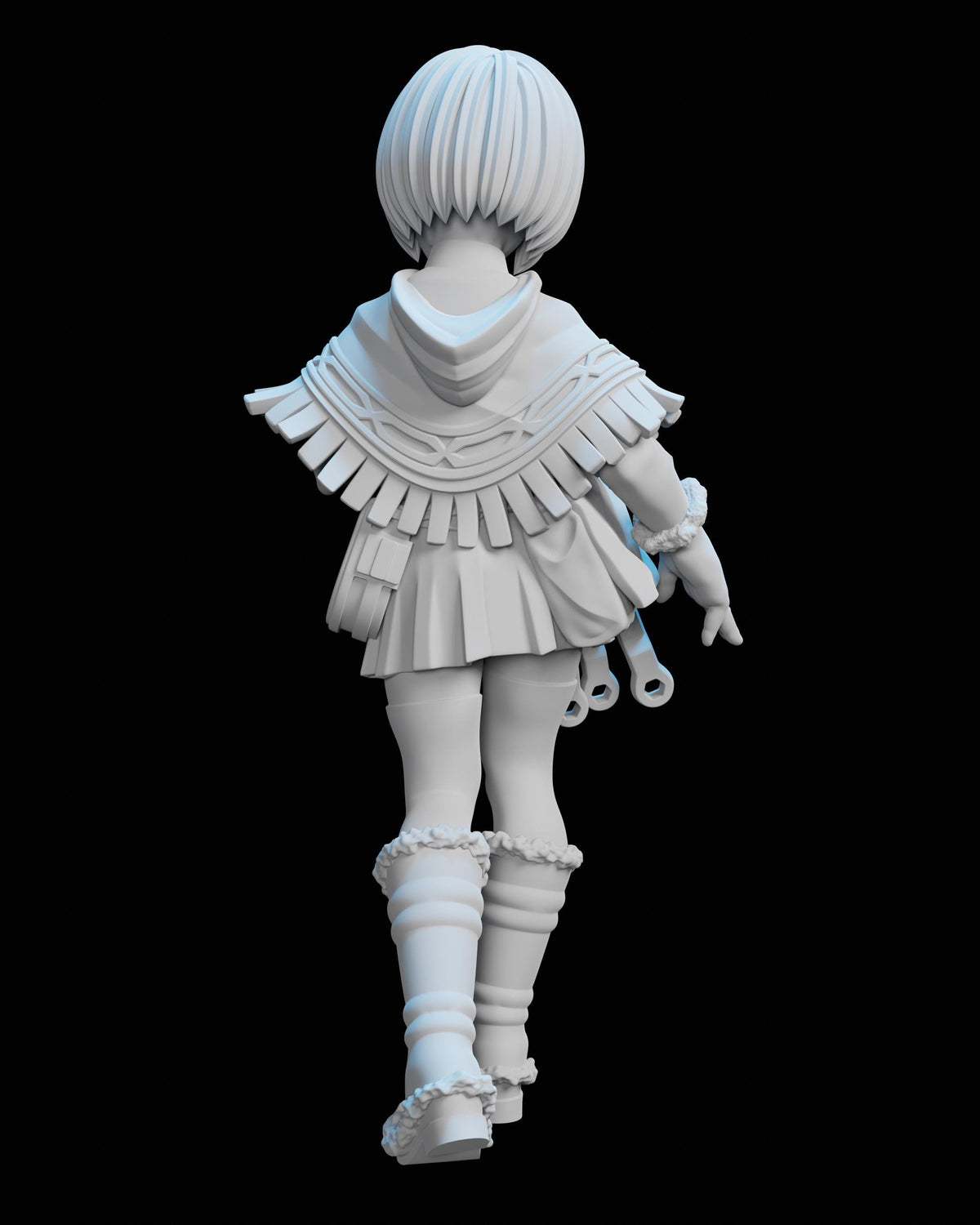 Flagbearer Sara Miniature (2 Variations) - 28mm / 32mm / 36mm - Ethan Savage Studios - Resin Printed Figure for D&D, TTRPGs, and Board Games