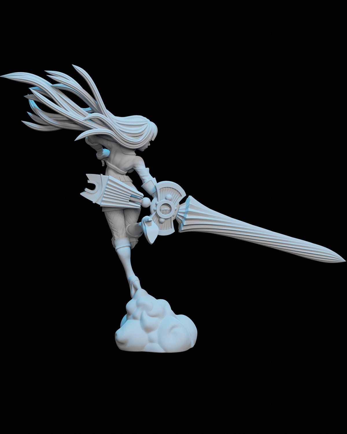 War Witch Miniature (2 Variations) - 28mm / 32mm / 36mm - Ethan Savage Studios - Resin Printed Figure for D&D, TTRPGs, and Board Games