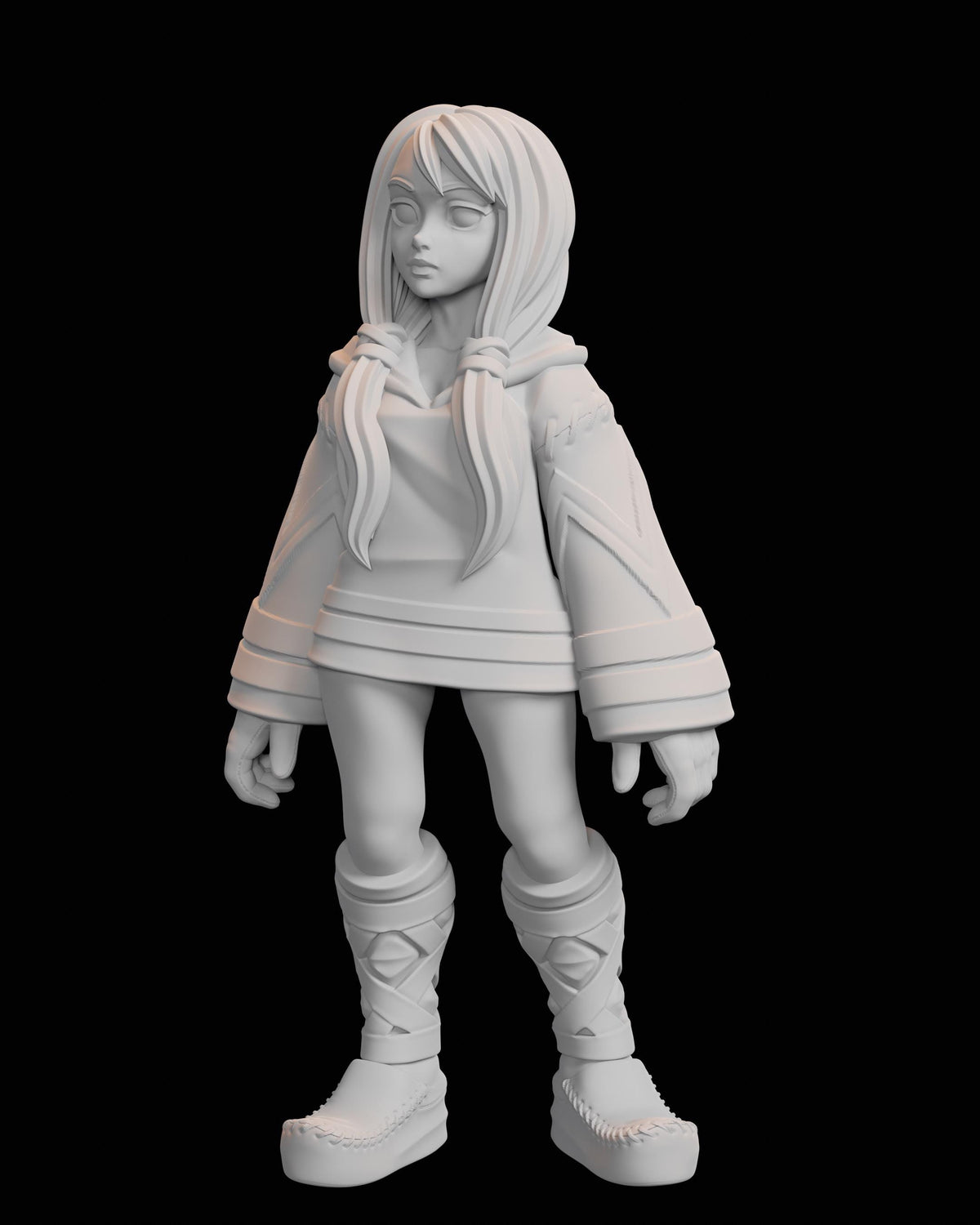 Geomancer Miniature - 28mm / 32mm / 36mm / 75mm - Ethan Savage Studios - Resin Printed Miniature for D&D, TTRPGs, and Board Games