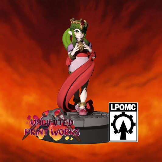 Divine Dragon Oracle Miniature - 28mm / 32mm / 36mm - LPOMC - Unpainted Resin Printed Figure for D&D, TTRPGs, and Board Games