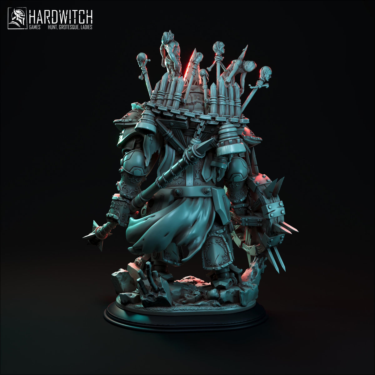 Mobile War Shrine Miniature - 28mm / 32mm / 36mm - HardWitch Games - Resin Printed Figure for TTRPGs, Board Games, and Wargaming