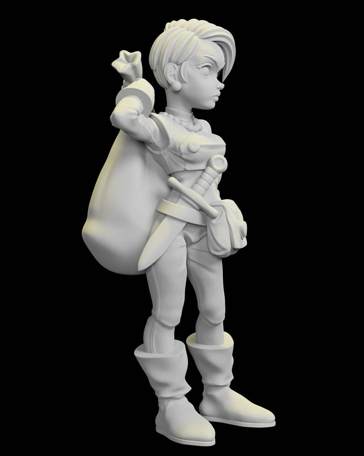 Dragon Thief Miniature - 28mm / 32mm / 36mm - Ethan Savage - Resin Printed Miniature for D&D, TTRPGs, and Board Games