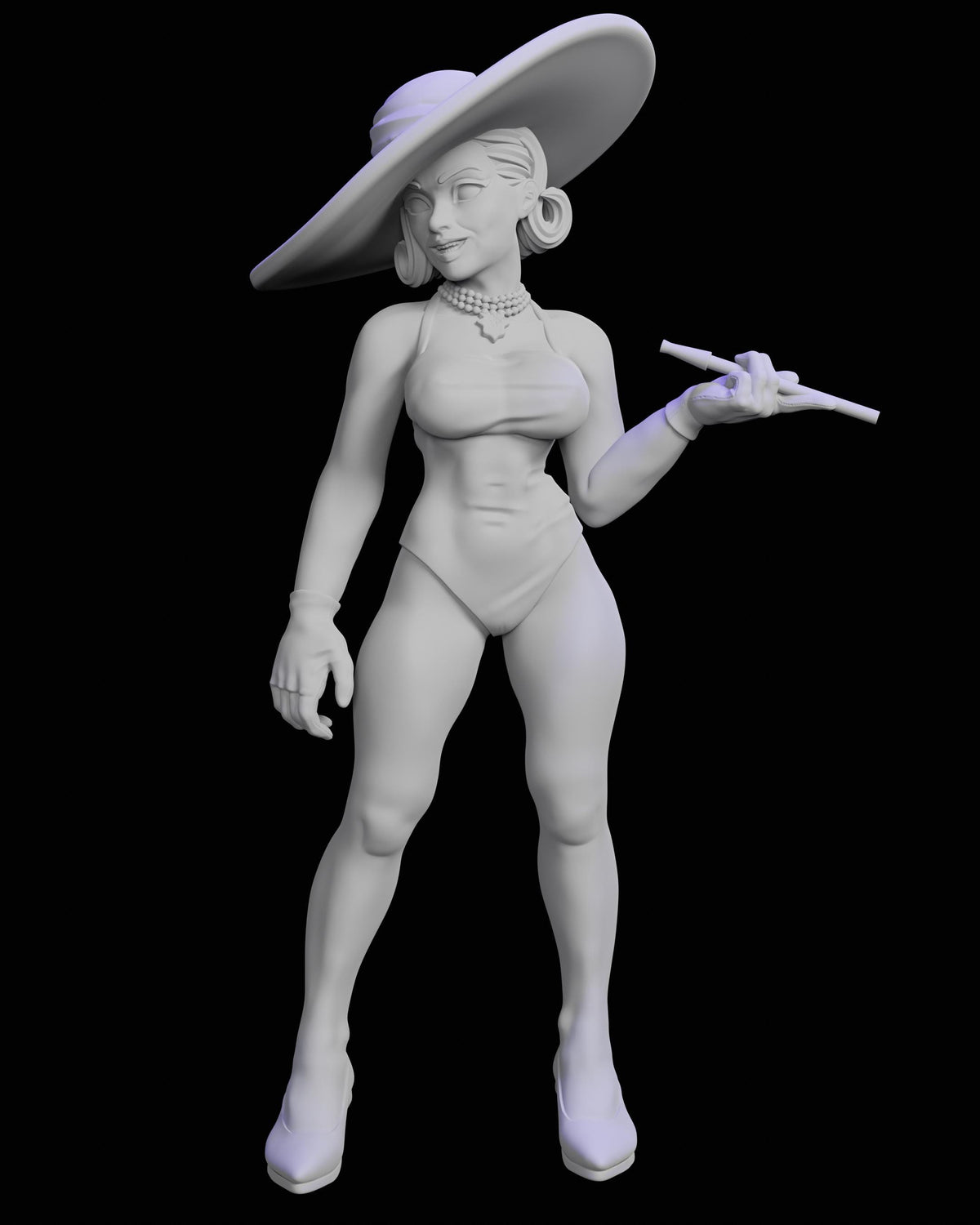 Wealthy Giantess Miniature (2 Variations) - 28mm / 32mm / 36mm - Ethan Savage - Resin Printed Miniature for D&D, TTRPGs, and Board Games