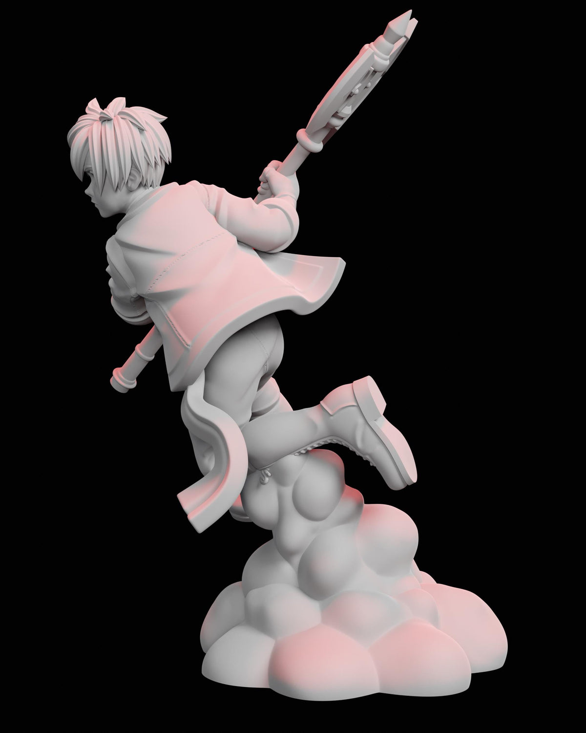 Axe Hero Miniature - 28mm / 32mm / 36mm / 75mm - Ethan Savage Studios - Resin Printed Miniature for D&D, TTRPGs, and Board Games