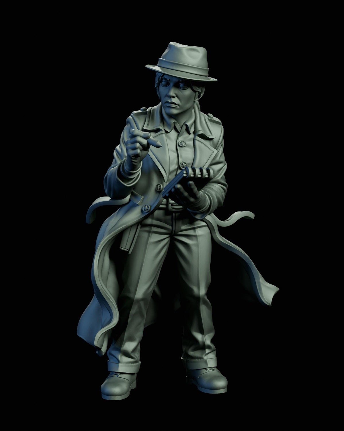 Silence Beneath Silk Investigators Miniatures - 28mm / 32mm / 36mm - Adaevy Creations - Resin Printed Figure for Lovecraftian Horror