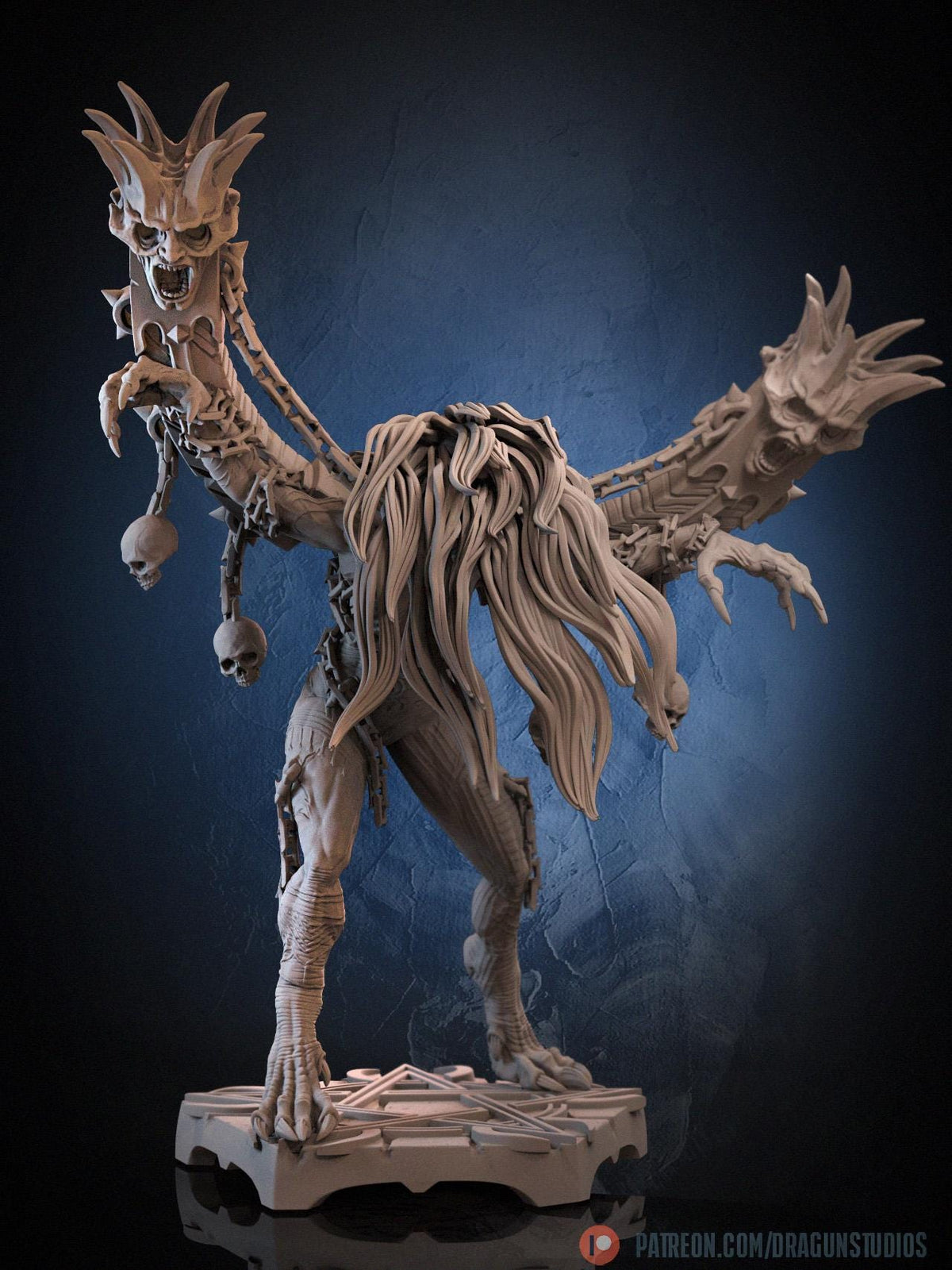 Anguished Maiden Miniature - DraGun Studios - 56mm / 110mm - Resin Printed Figure for D&D, TTRPGs, and Board Games