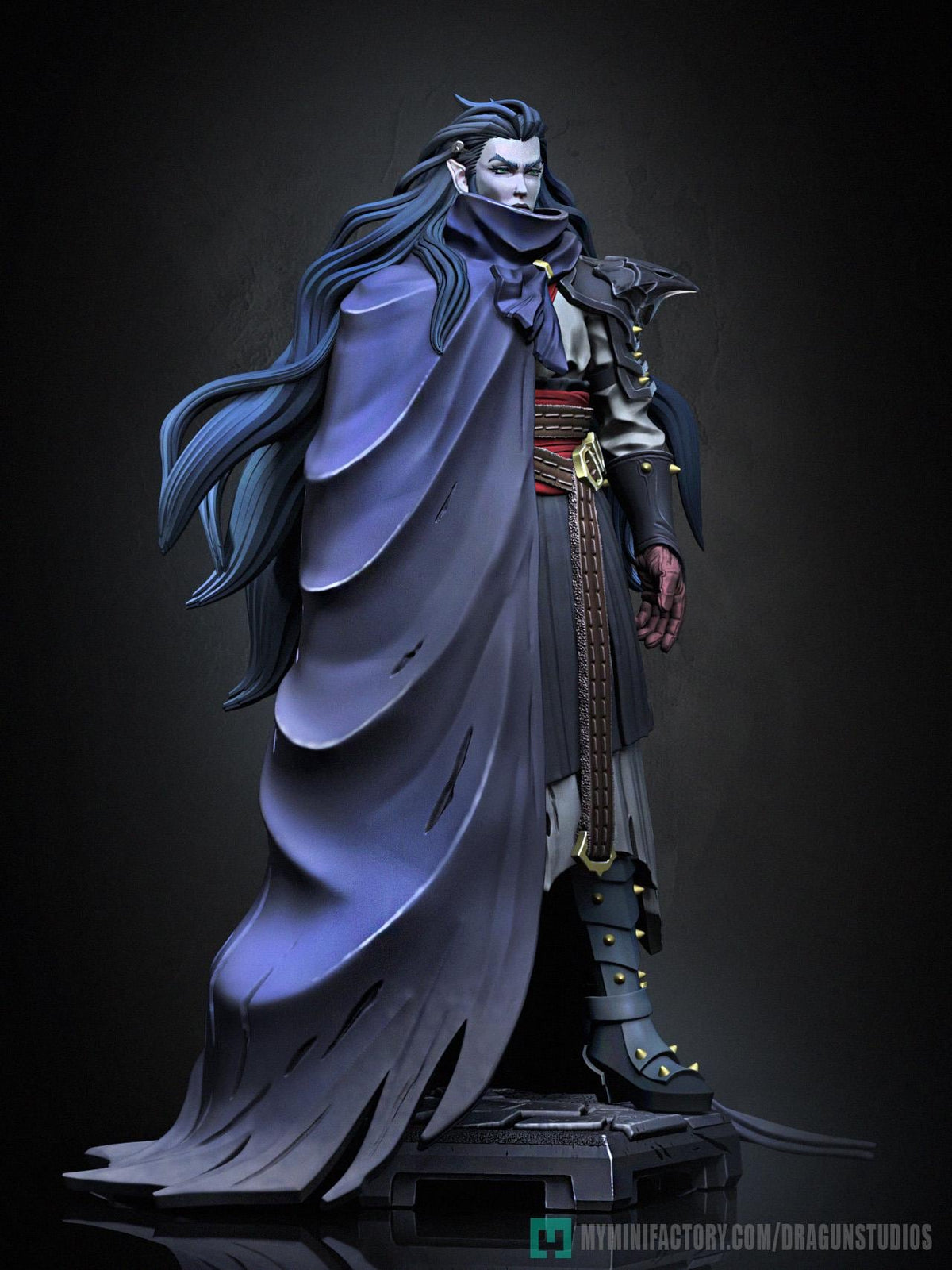Battle Queen Miniature - DraGun Studios - 28mm / 32mm / 36mm / 75mm - Resin Printed Figure for D&D, TTRPGs, and Board Games