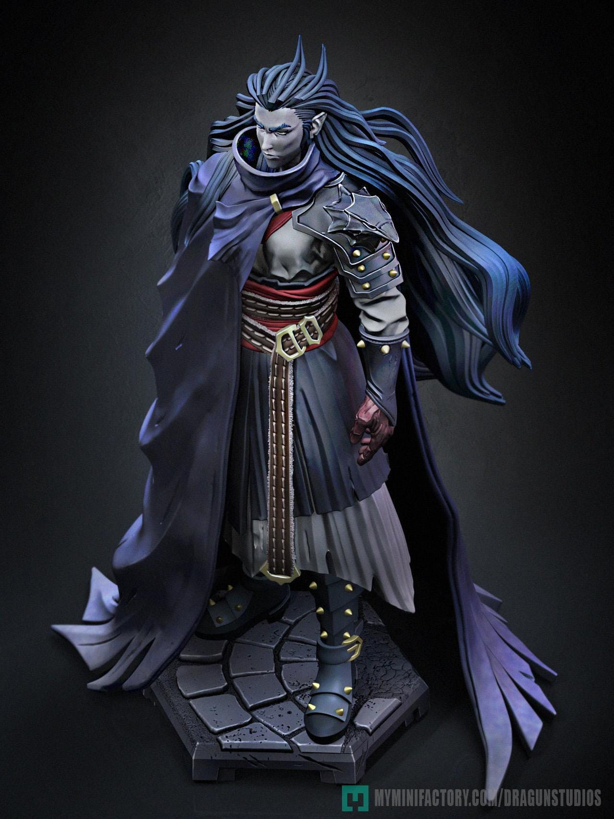 Battle Queen Miniature - DraGun Studios - 28mm / 32mm / 36mm / 75mm - Resin Printed Figure for D&D, TTRPGs, and Board Games