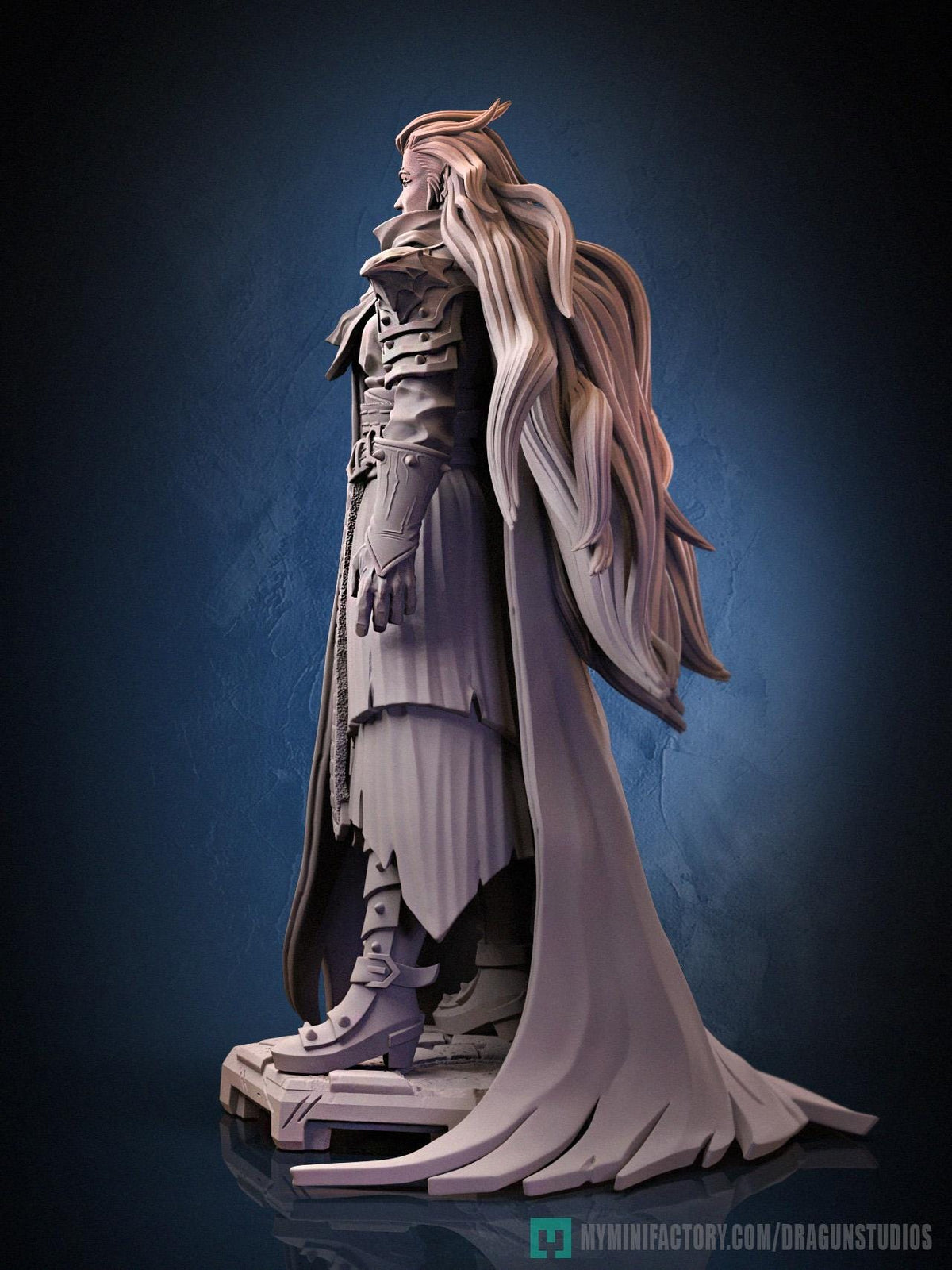 Battle Queen Miniature - DraGun Studios - 28mm / 32mm / 36mm / 75mm - Resin Printed Figure for D&D, TTRPGs, and Board Games
