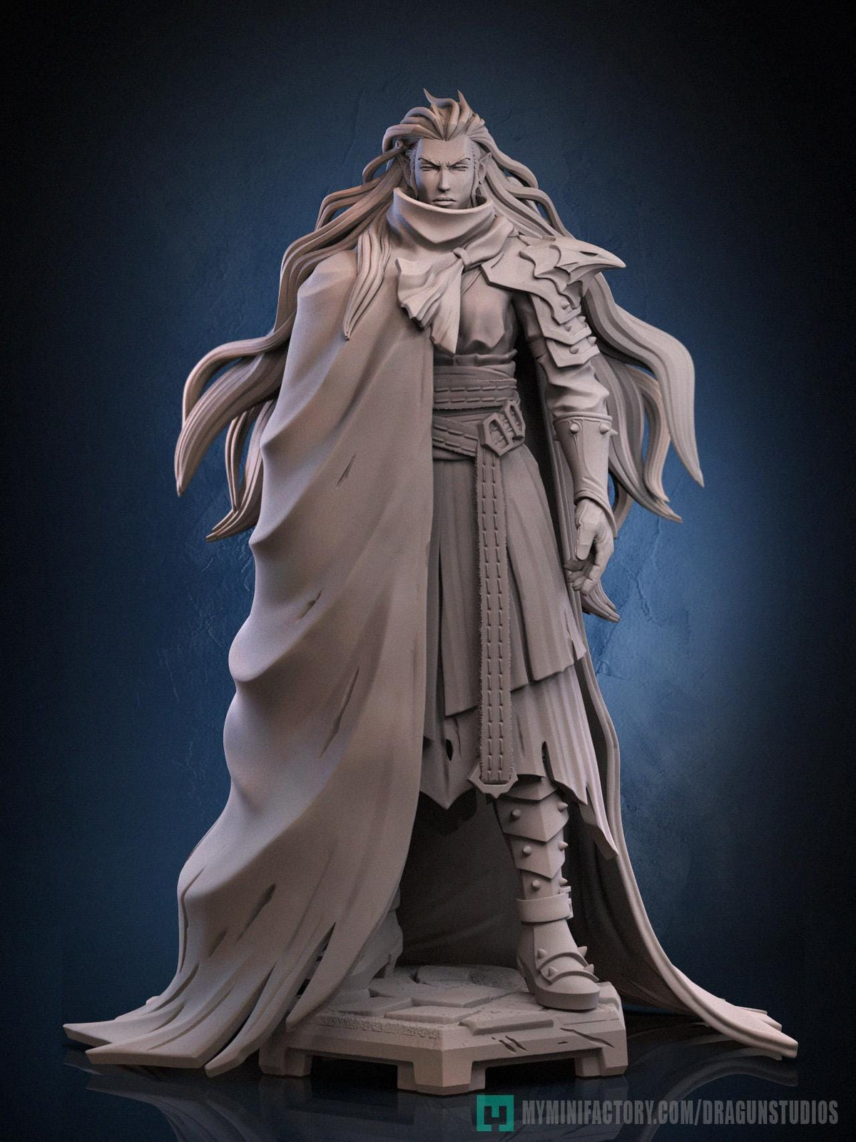 Battle Queen Miniature - DraGun Studios - 28mm / 32mm / 36mm / 75mm - Resin Printed Figure for D&D, TTRPGs, and Board Games