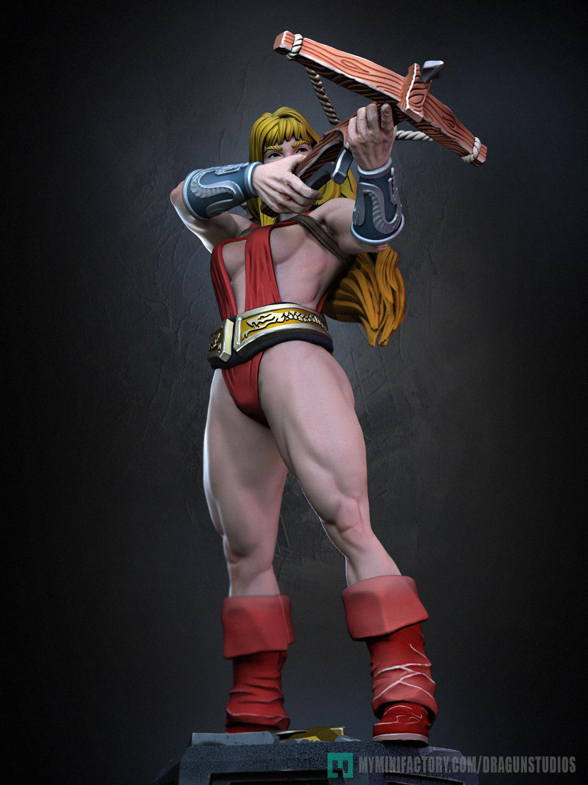 Amazon Sara Miniature - DraGun Studios - 28mm / 32mm / 36mm / 75mm - Resin Printed Figure for D&D, TTRPGs, and Board Games