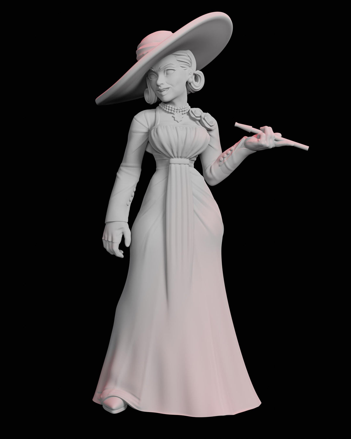 Wealthy Giantess Miniature (2 Variations) - 28mm / 32mm / 36mm - Ethan Savage - Resin Printed Miniature for D&D, TTRPGs, and Board Games