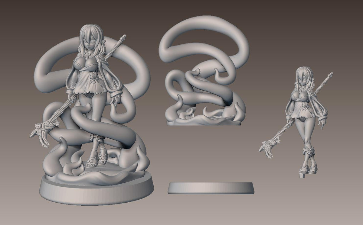 Vasenka Evard Miniature - 28mm / 32mm / 36mm - LPOMC - Unpainted Resin Printed Figure for D&D, TTRPGs, and Board Games