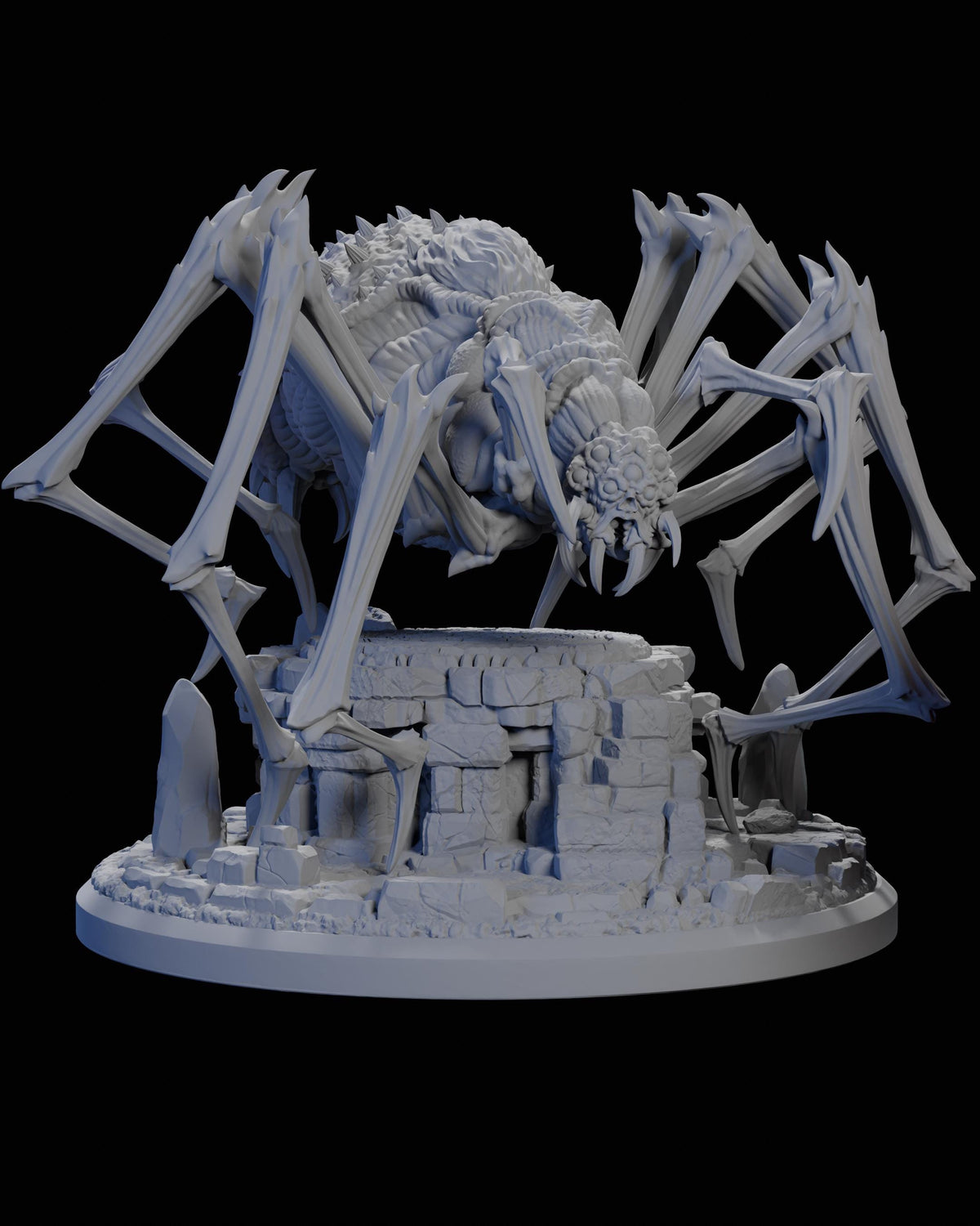 Silence Beneath Silk Horrors Miniatures - 28mm / 32mm / 36mm - Adaevy Creations - Resin Printed Figure for Eldritch Lovecraftian Horror