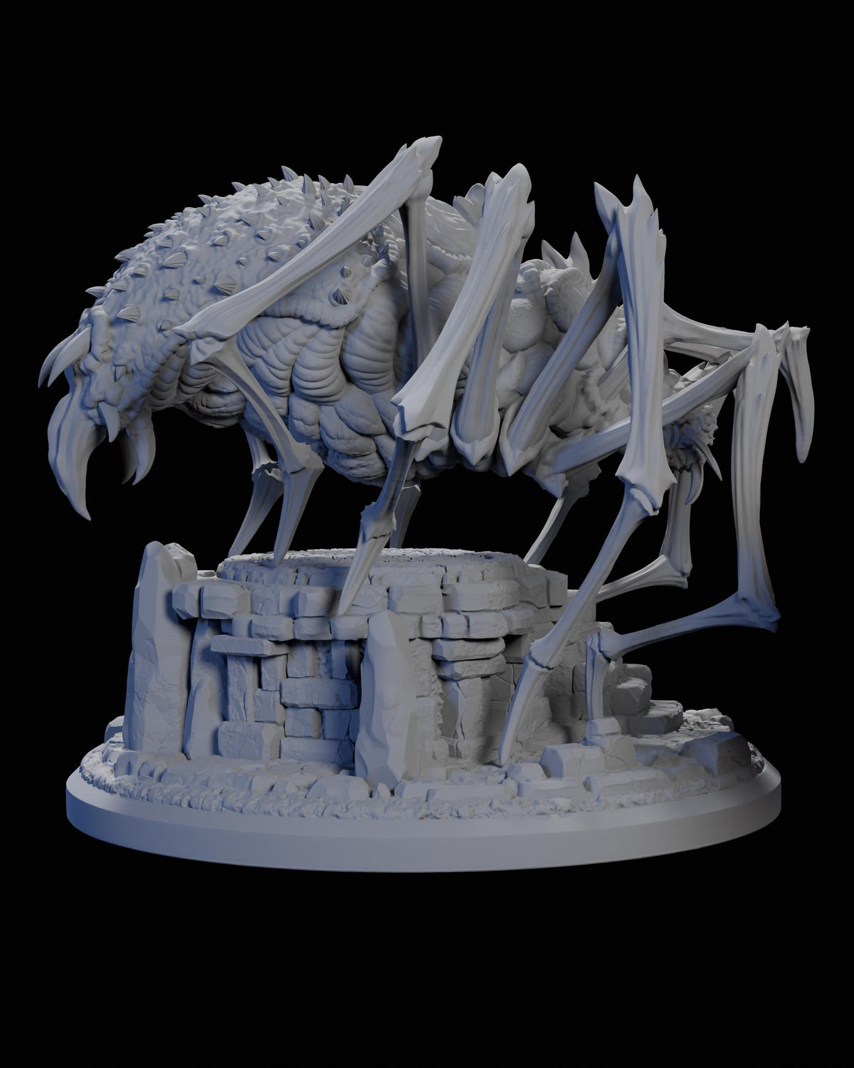 Silence Beneath Silk Horrors Miniatures - 28mm / 32mm / 36mm - Adaevy Creations - Resin Printed Figure for Eldritch Lovecraftian Horror