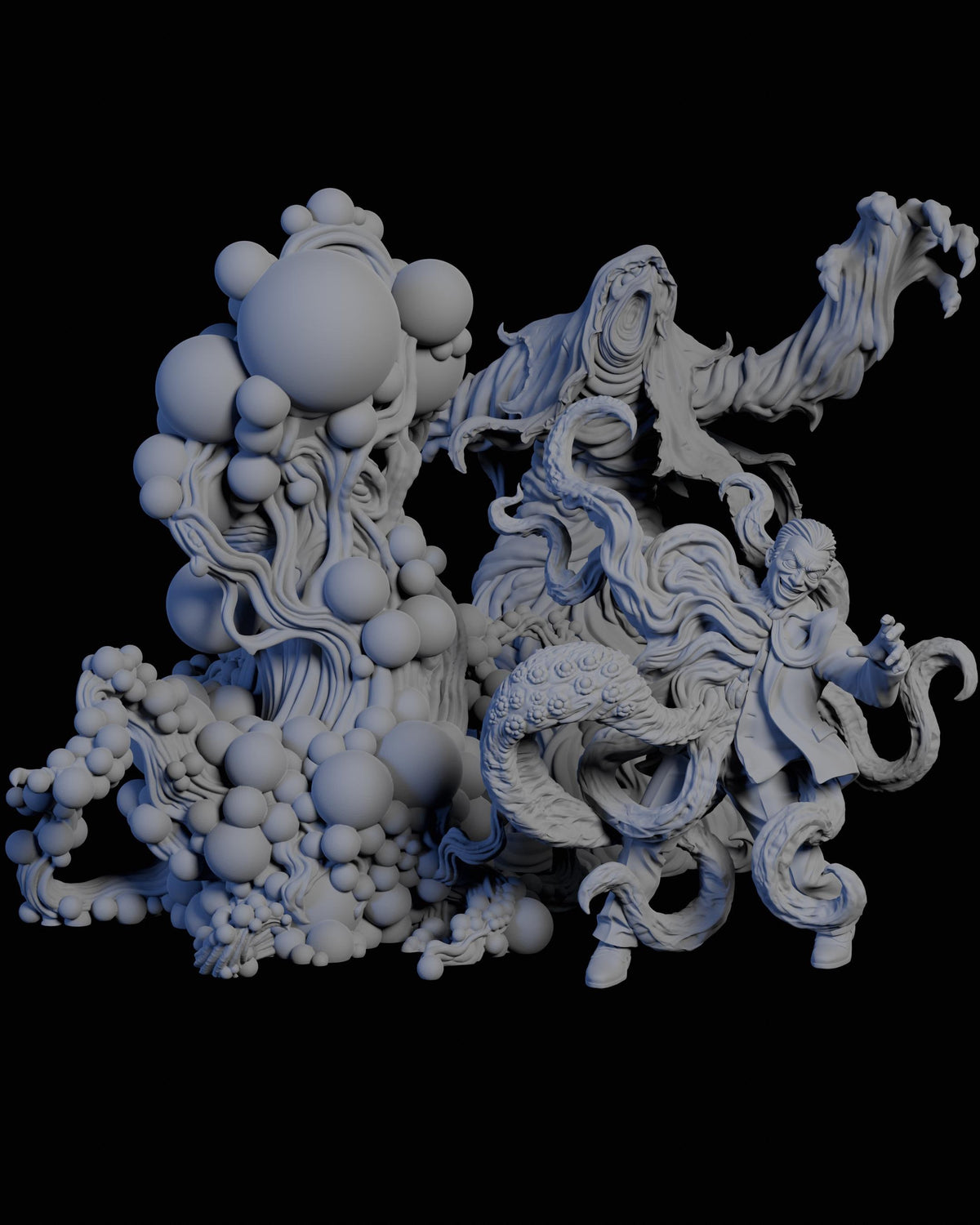 Silence Beneath Silk Horrors Miniatures - 28mm / 32mm / 36mm - Adaevy Creations - Resin Printed Figure for Eldritch Lovecraftian Horror