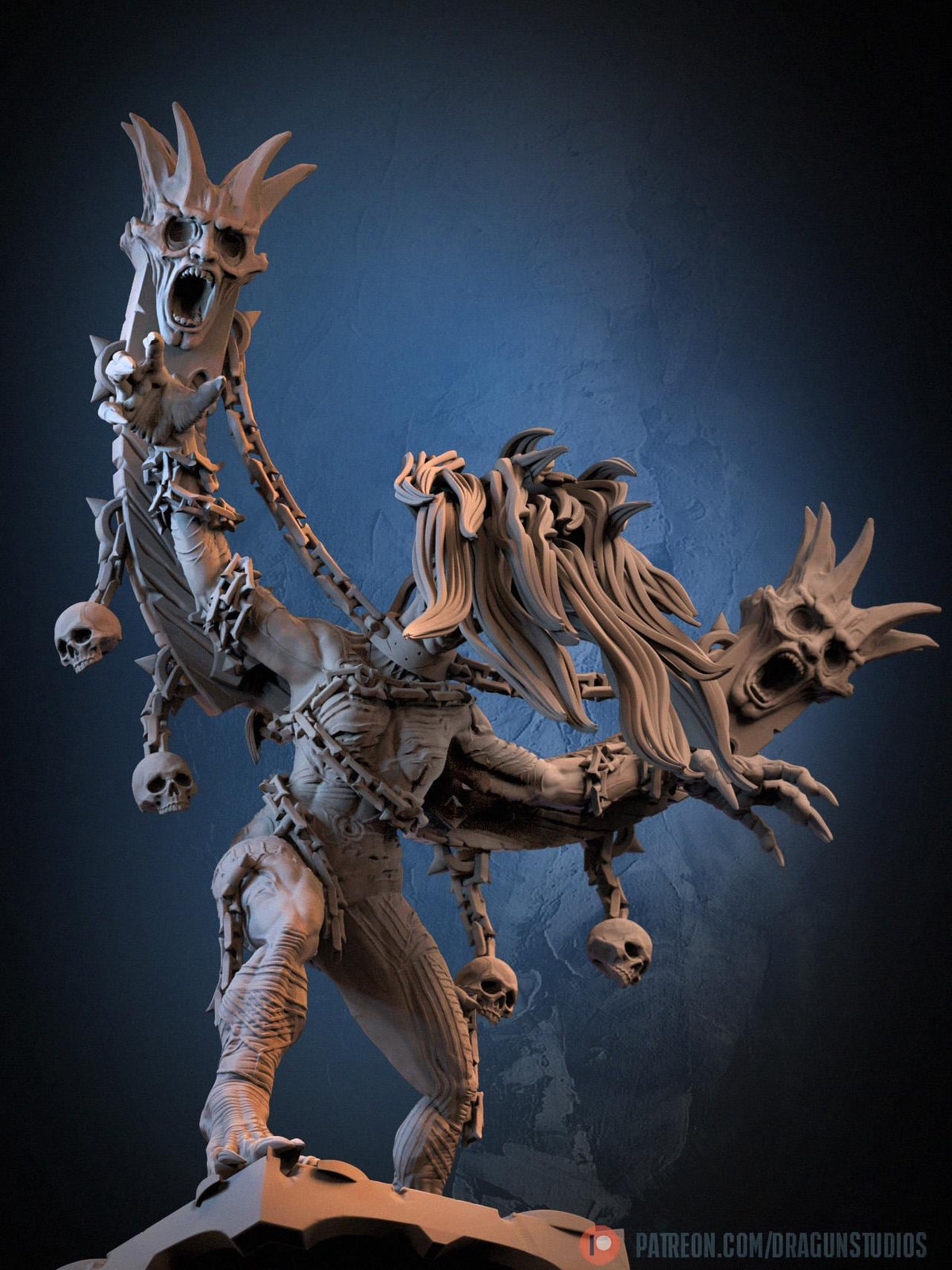 Anguished Maiden Miniature - DraGun Studios - 56mm / 110mm - Resin Printed Figure for D&D, TTRPGs, and Board Games