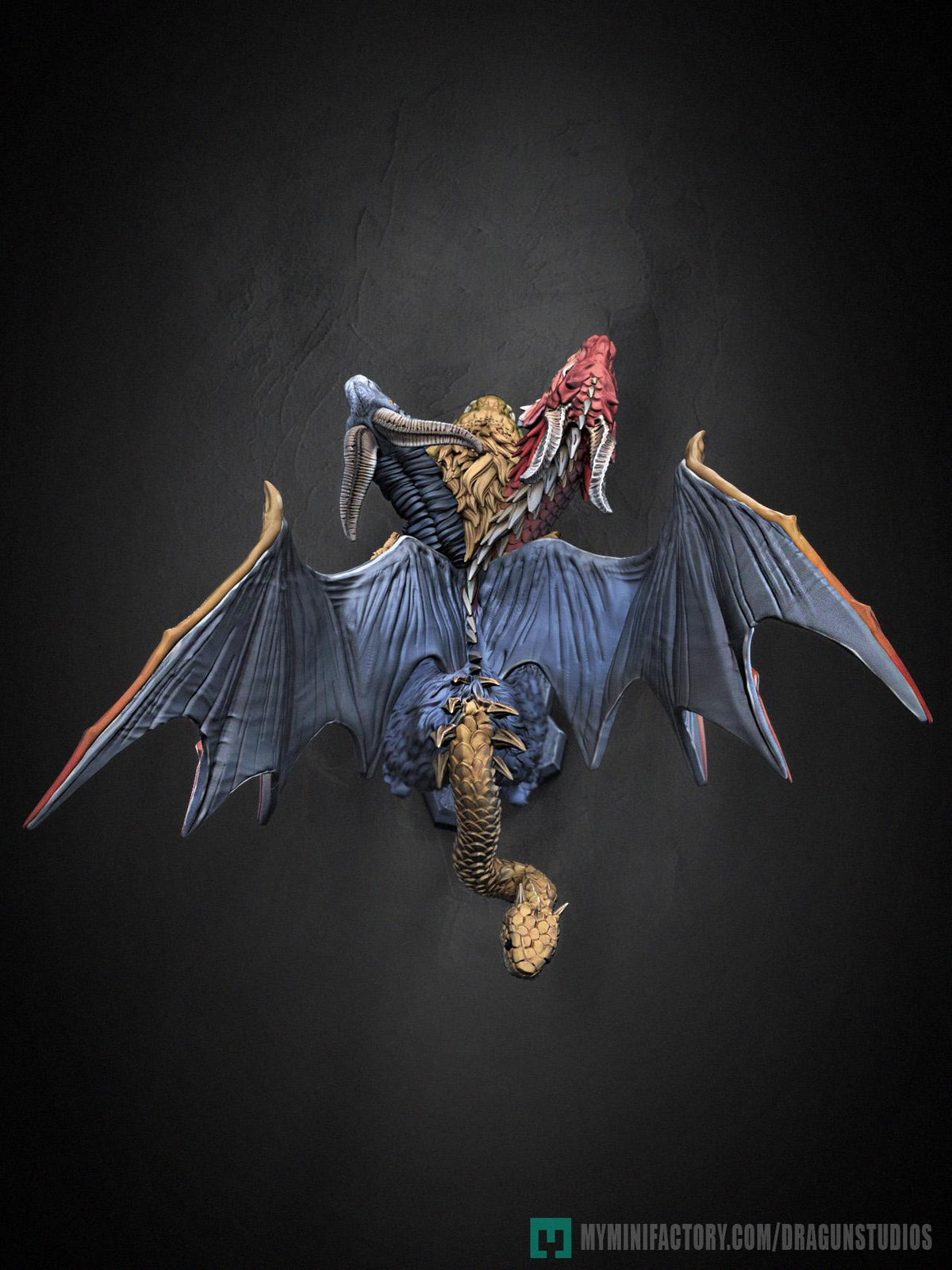 Chimera Miniature - DraGun Studios - 57mm / 80mm - Resin Printed Figure for D&D, TTRPGs, and Board Games