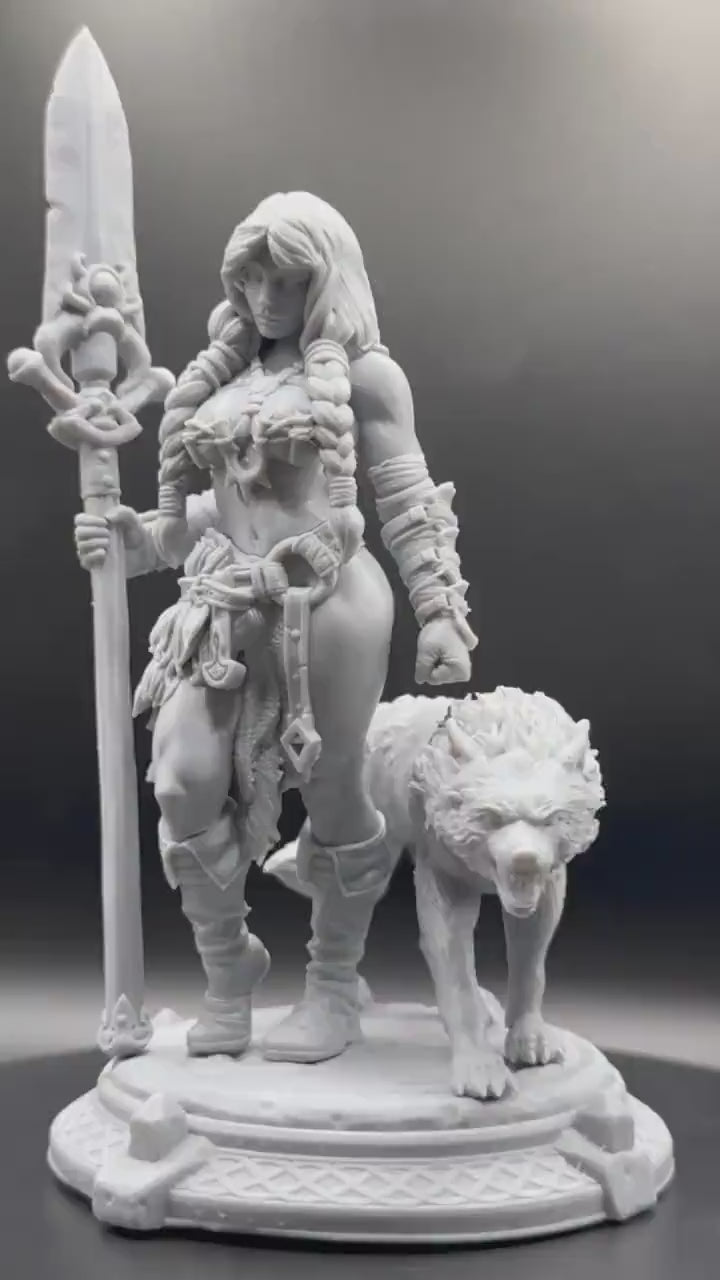 Alva Thurd Miniature (Standard & NSFW Variations) - HardWitch Games- 28mm / 32mm / 36mm / 75mm / 100mm