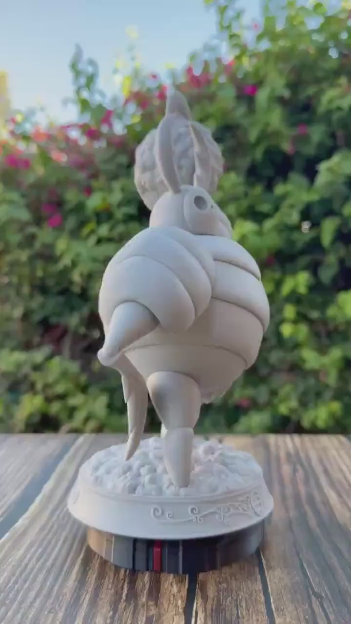 Dung Defender Figure - 75mm - Volition Miniatures - Unpainted Resin Printed Figurine