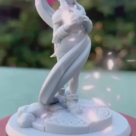 Divine Dragon Oracle Miniature - 28mm / 32mm / 36mm - LPOMC - Unpainted Resin Printed Figure for D&D, TTRPGs, and Board Games